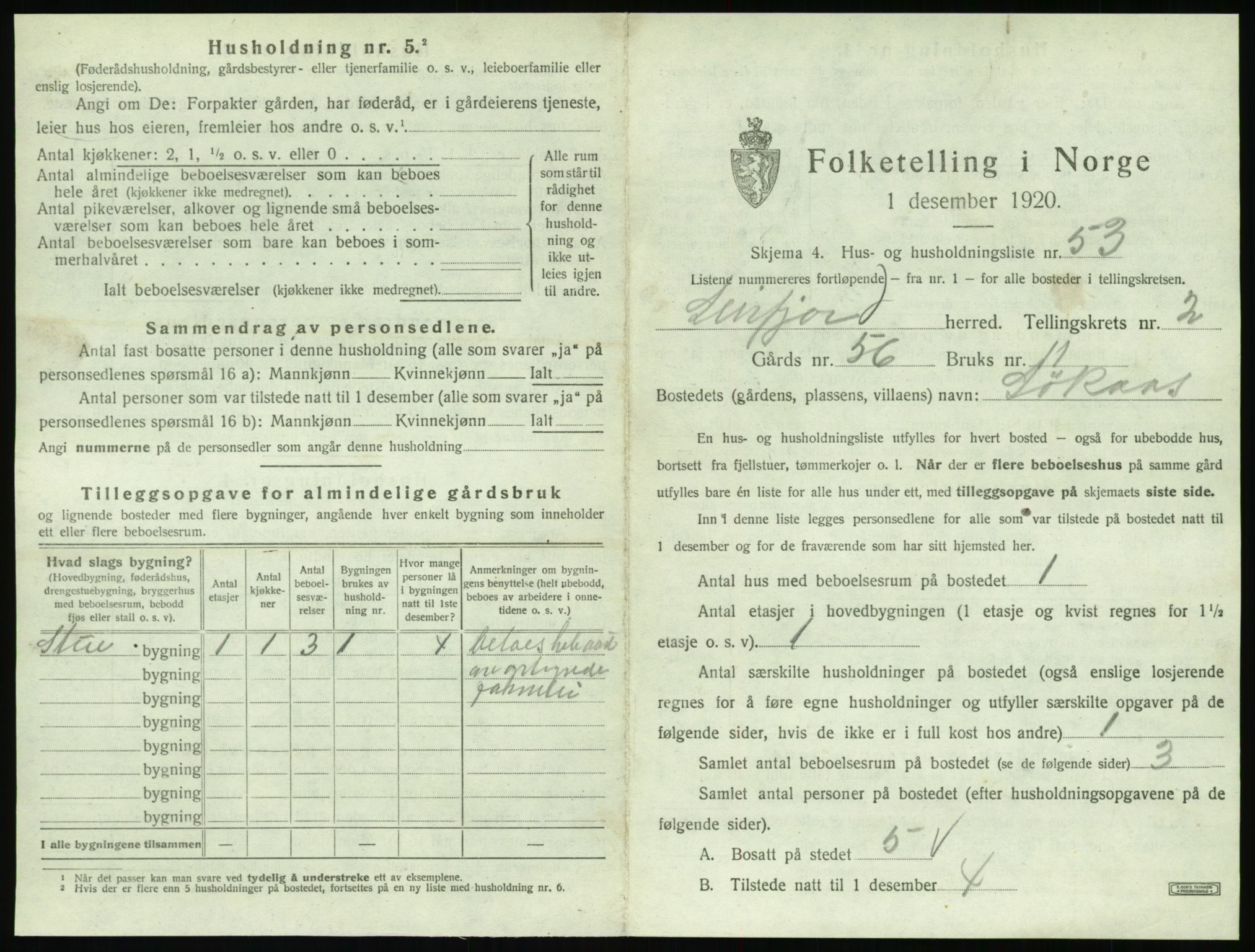 SAT, Folketelling 1920 for 1822 Leirfjord herred, 1920, s. 243