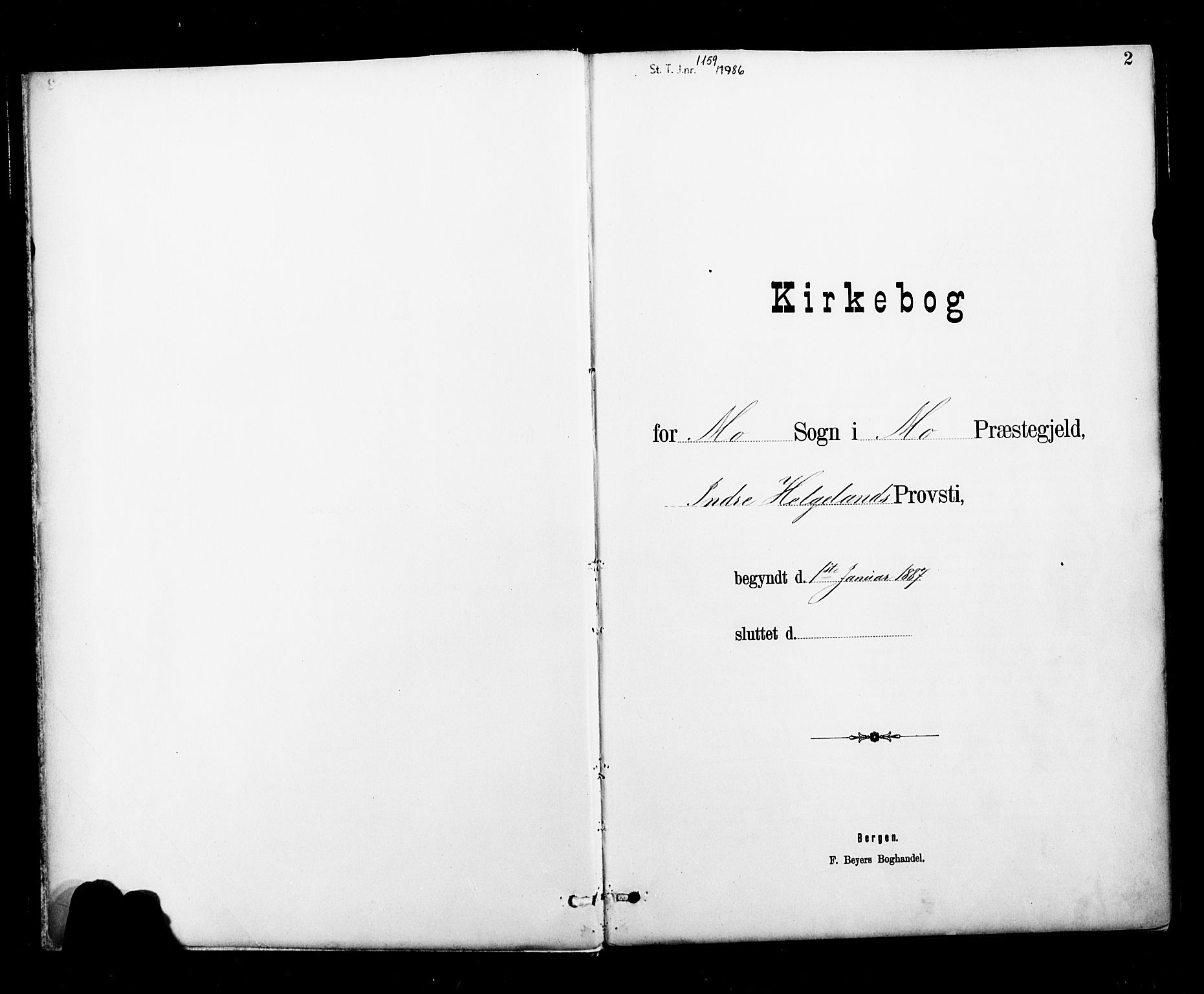 Ministerialprotokoller, klokkerbøker og fødselsregistre - Nordland, AV/SAT-A-1459/827/L0401: Ministerialbok nr. 827A13, 1887-1905, s. 2