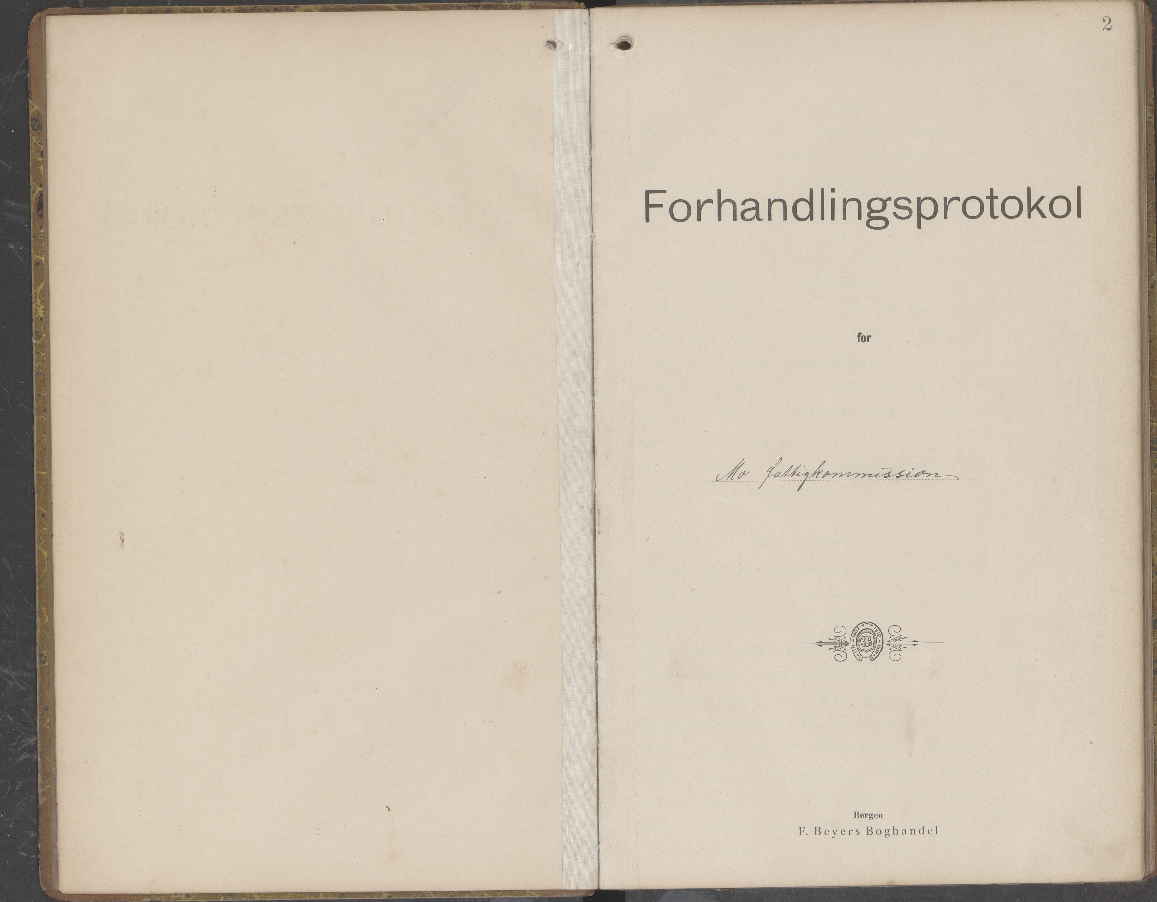 Mo kommune. Fattigstyret, AIN/K-18031.610/A/Aa/L0003: Møtebok, 1900-1905