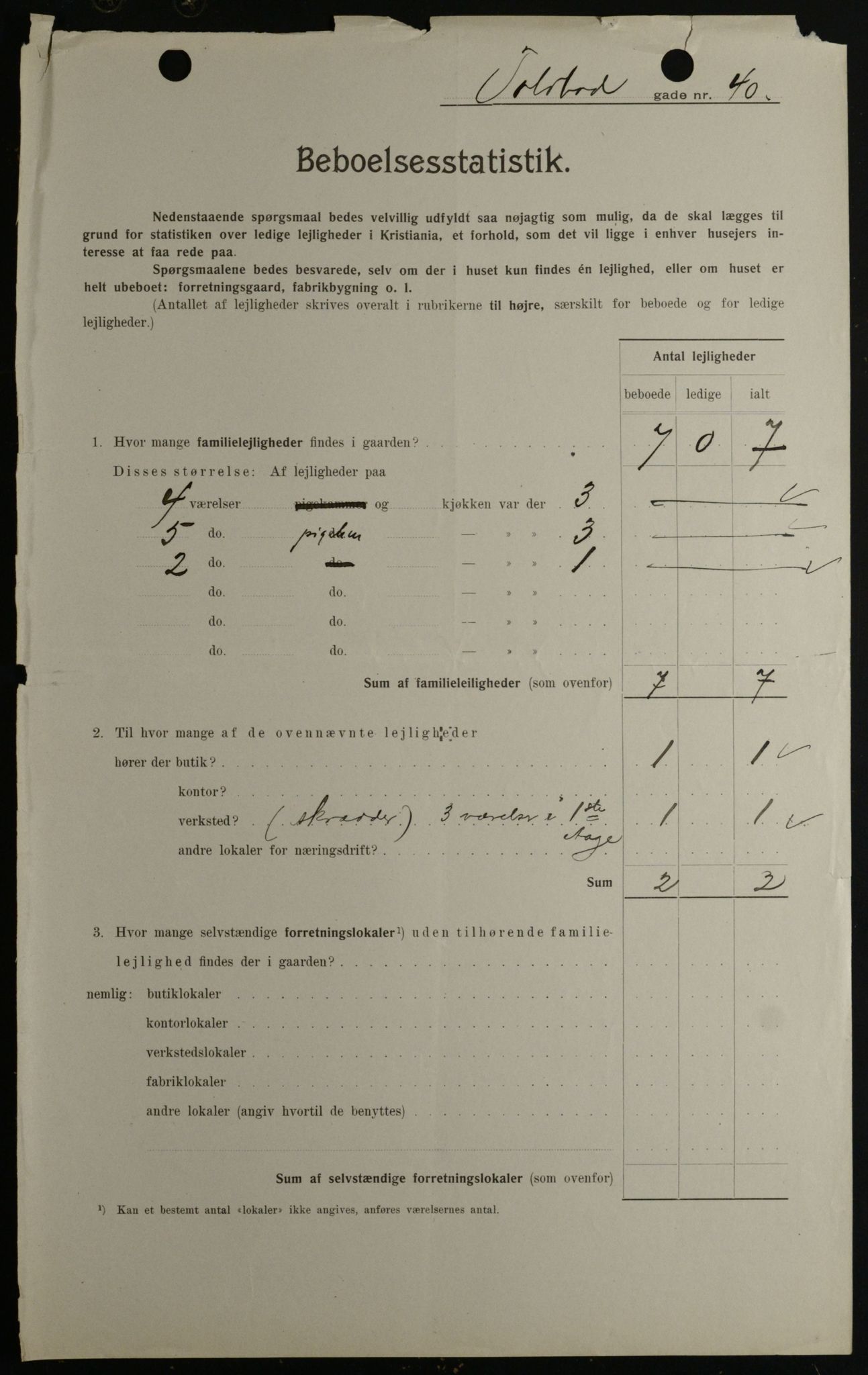 OBA, Kommunal folketelling 1.2.1908 for Kristiania kjøpstad, 1908, s. 101989