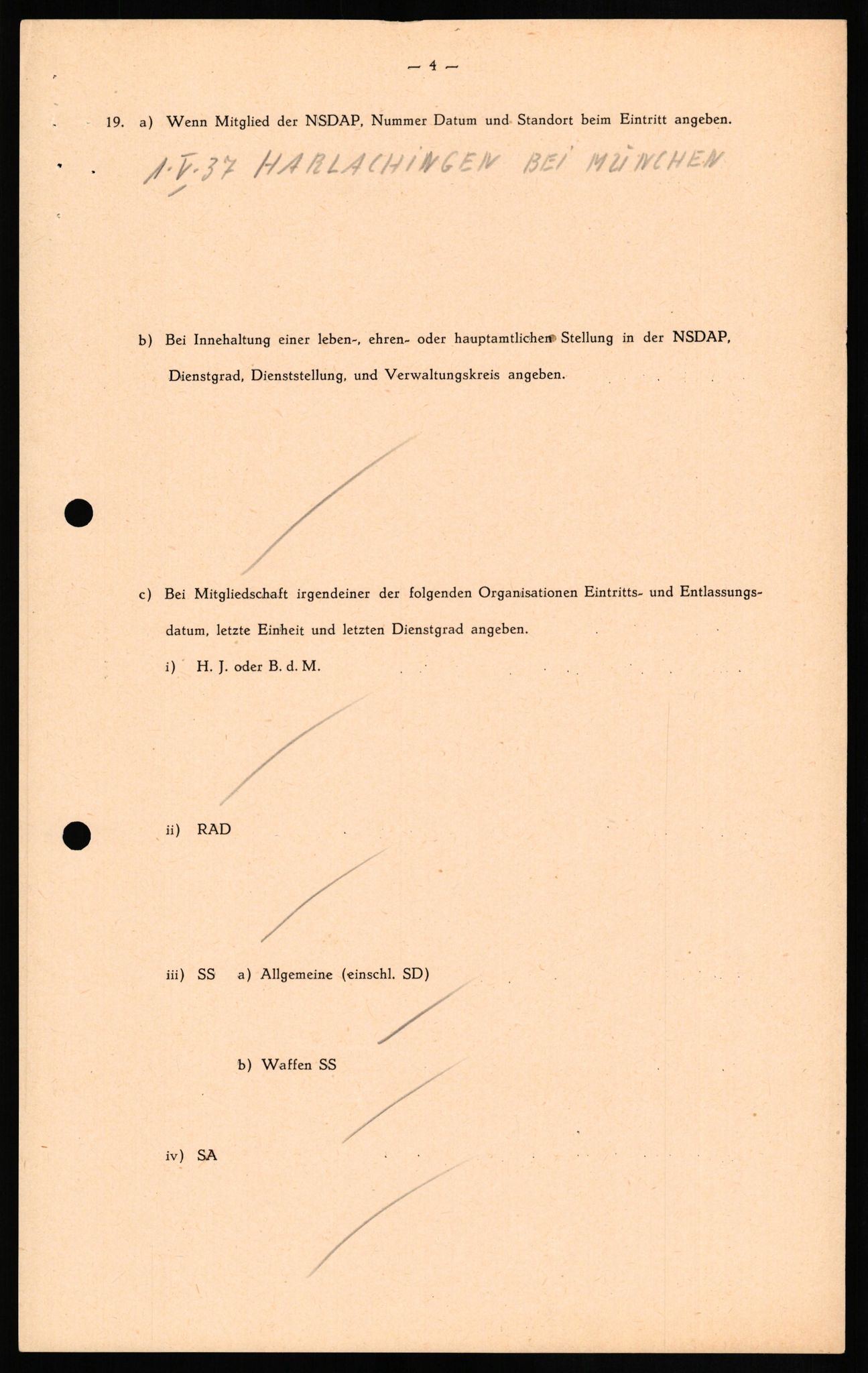 Forsvaret, Forsvarets overkommando II, AV/RA-RAFA-3915/D/Db/L0018: CI Questionaires. Tyske okkupasjonsstyrker i Norge. Tyskere., 1945-1946, s. 113