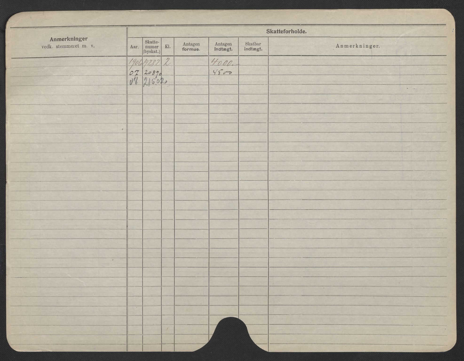 Oslo folkeregister, Registerkort, SAO/A-11715/F/Fa/Fac/L0020: Kvinner, 1906-1914, s. 1050b