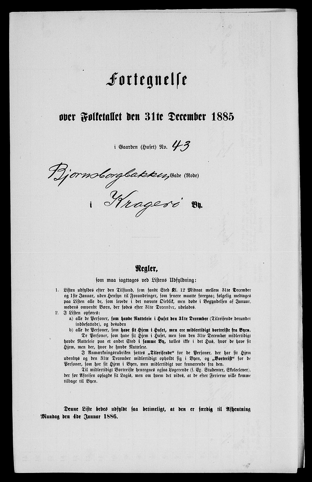 SAKO, Folketelling 1885 for 0801 Kragerø kjøpstad, 1885, s. 970