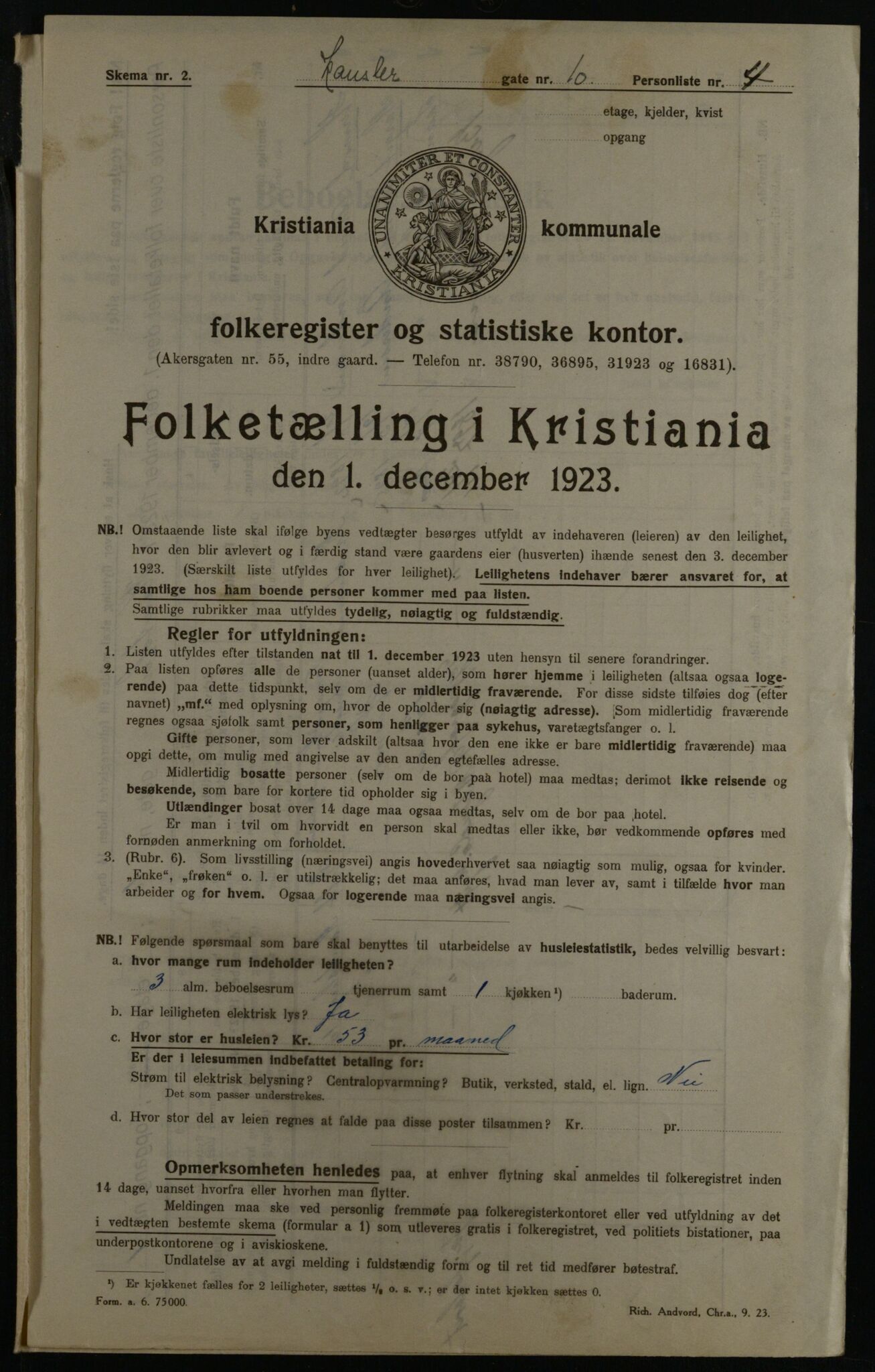 OBA, Kommunal folketelling 1.12.1923 for Kristiania, 1923, s. 53936