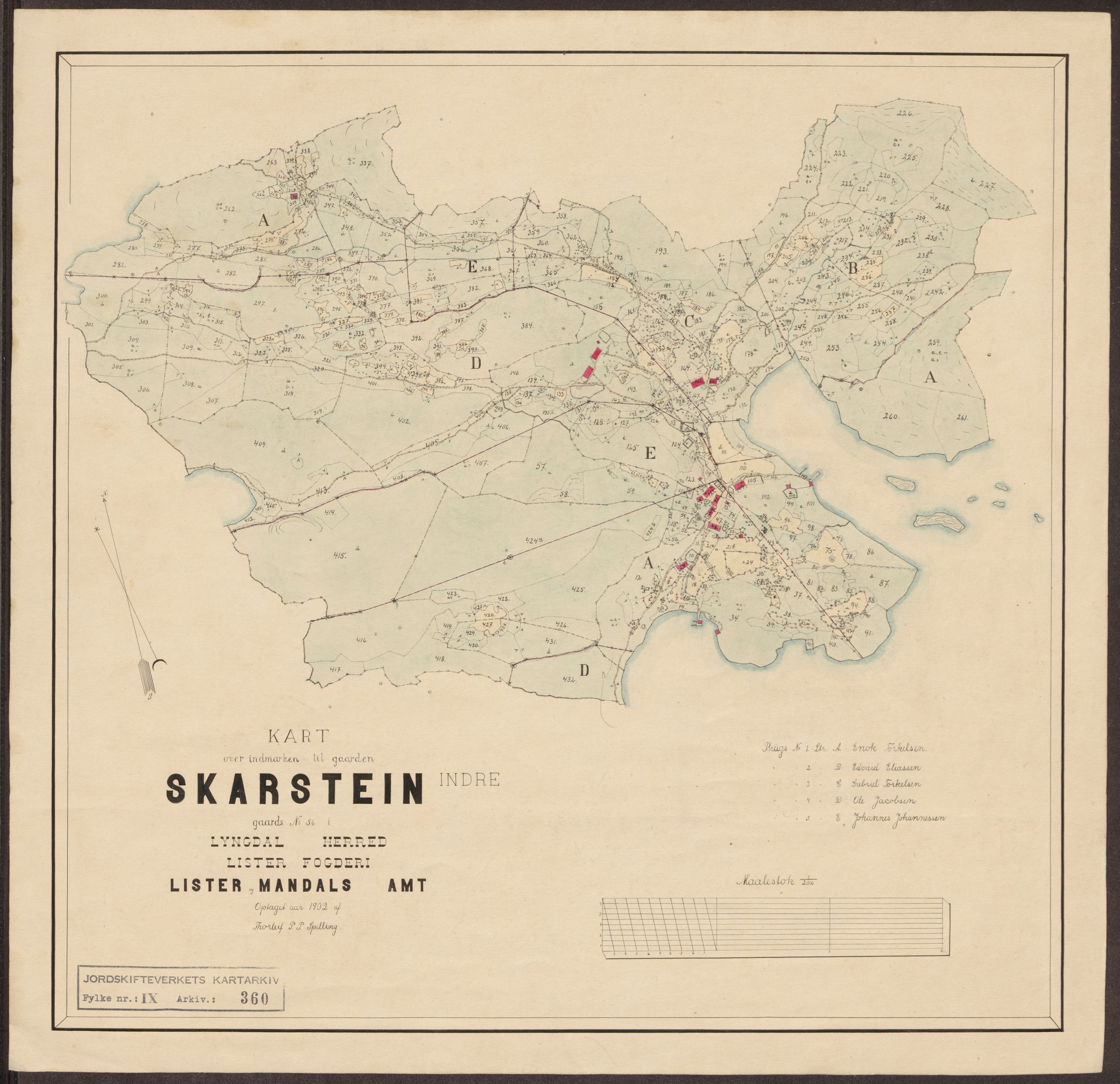 Jordskifteverkets kartarkiv, RA/S-3929/T, 1859-1988, s. 409