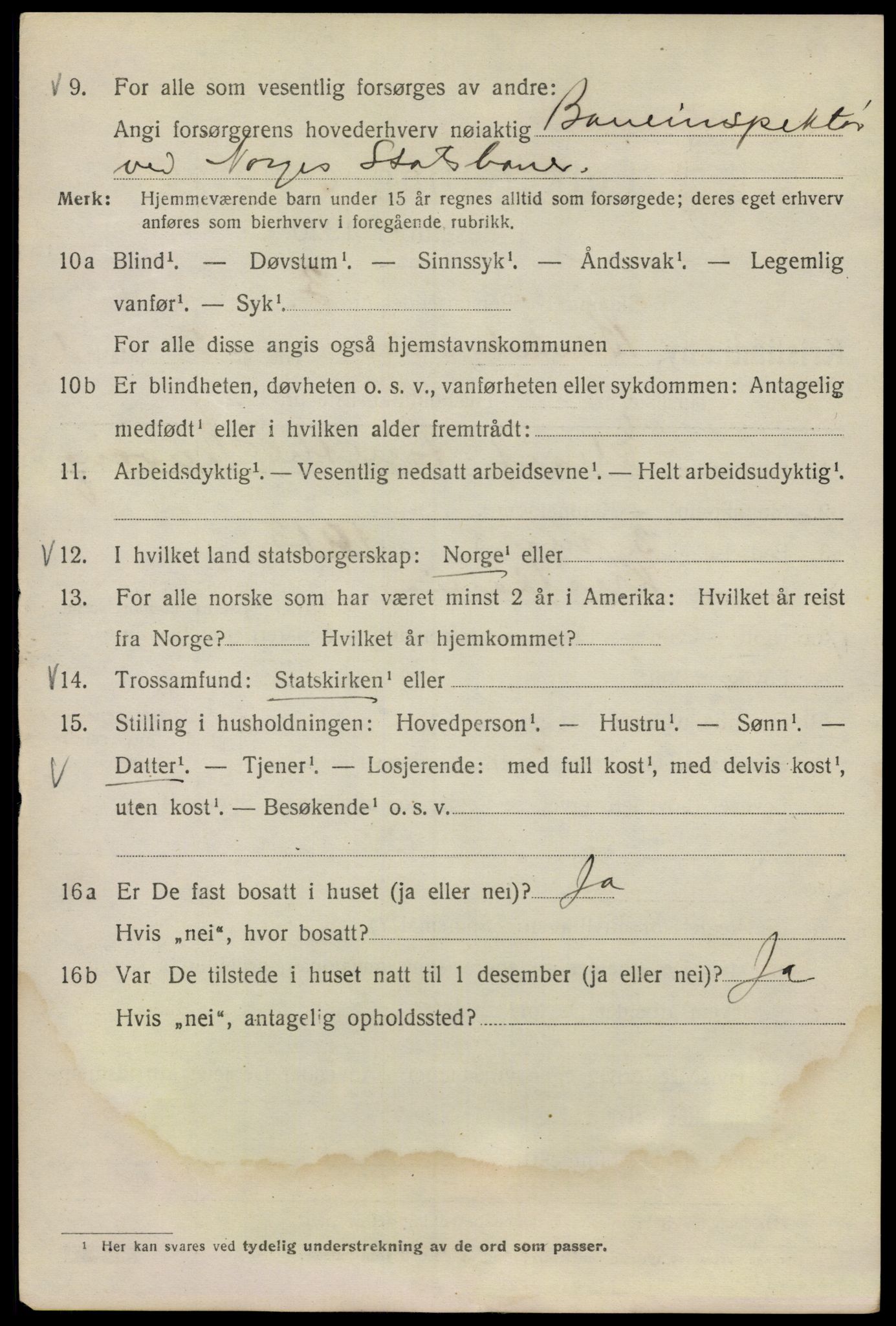 SAO, Folketelling 1920 for 0301 Kristiania kjøpstad, 1920, s. 173014