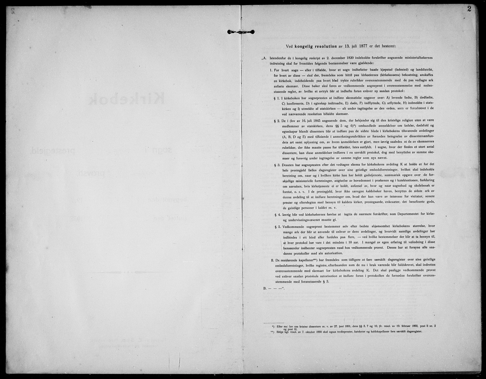 Gloppen sokneprestembete, AV/SAB-A-80101/H/Hab/Habc/L0003: Klokkerbok nr. C 3, 1911-1938, s. 2