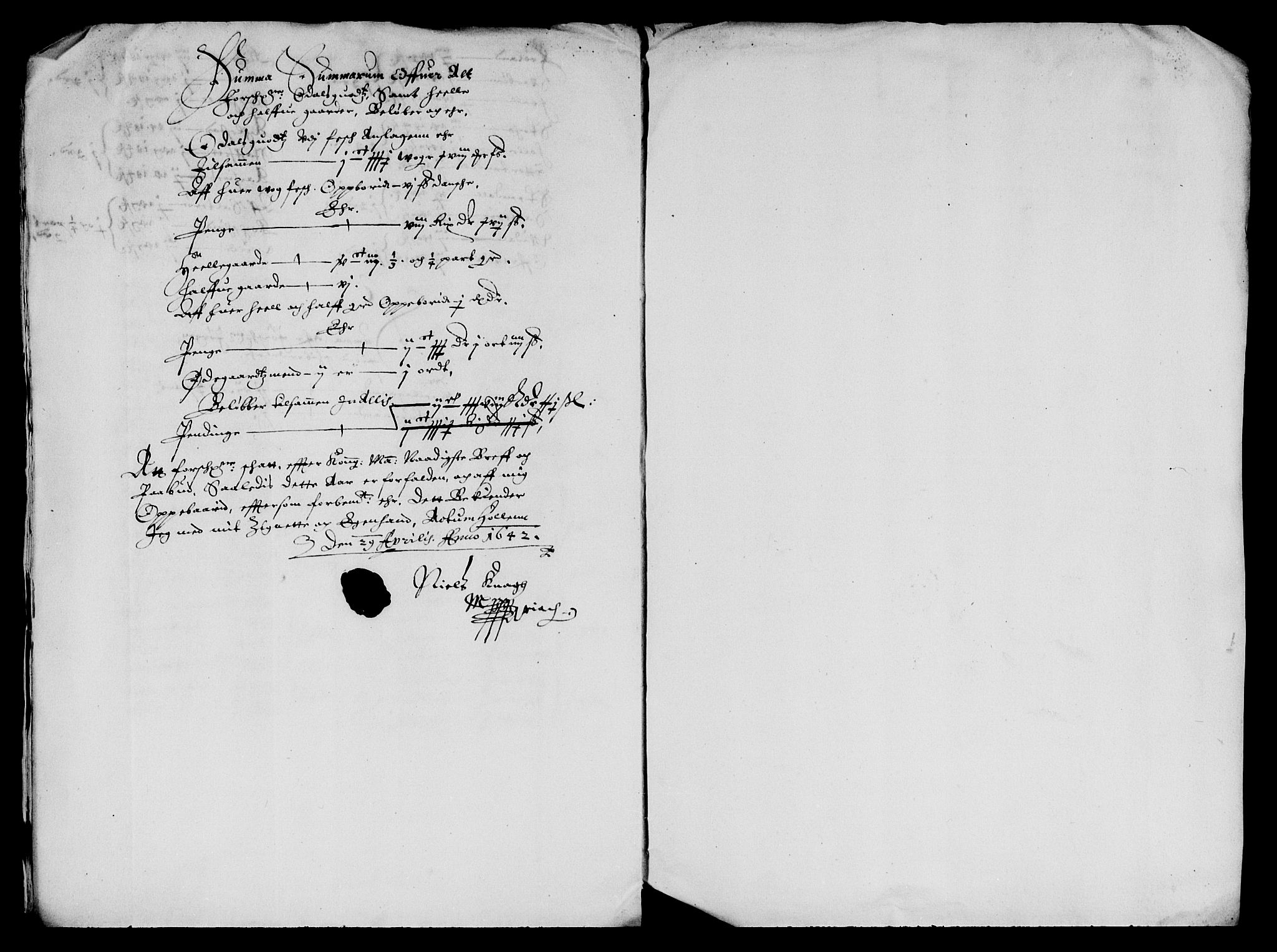 Rentekammeret inntil 1814, Reviderte regnskaper, Lensregnskaper, AV/RA-EA-5023/R/Rb/Rbt/L0092: Bergenhus len, 1641-1643