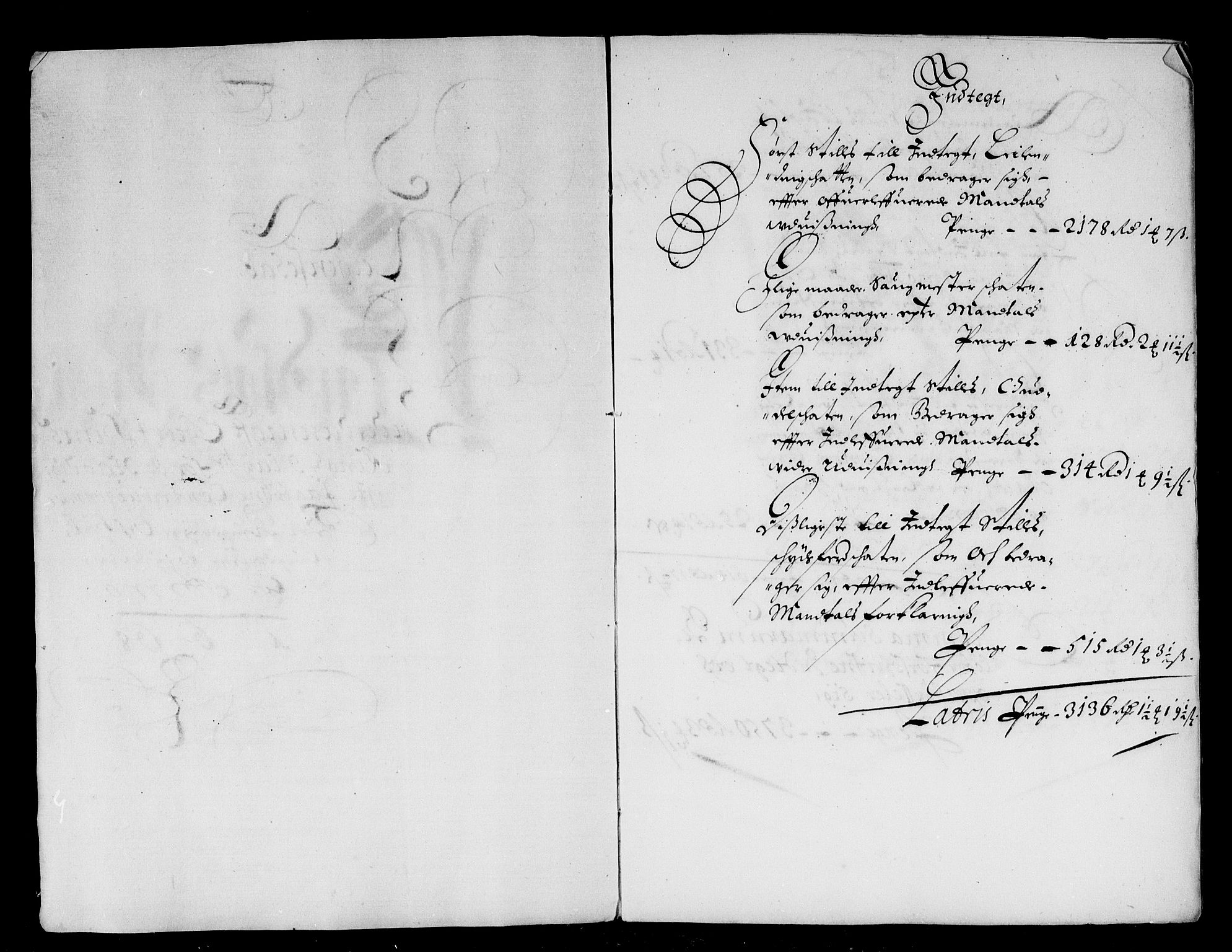 Rentekammeret inntil 1814, Reviderte regnskaper, Stiftamtstueregnskaper, Landkommissariatet på Akershus og Akershus stiftamt, AV/RA-EA-5869/R/Rb/L0051: Akershus stiftamt, 1668