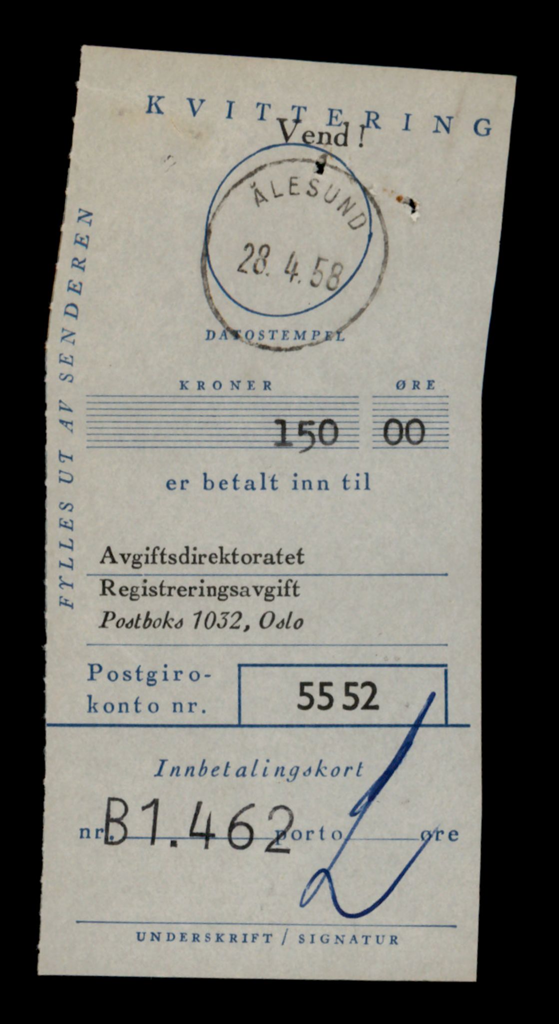Møre og Romsdal vegkontor - Ålesund trafikkstasjon, SAT/A-4099/F/Fe/L0013: Registreringskort for kjøretøy T 1451 - T 1564, 1927-1998, s. 249