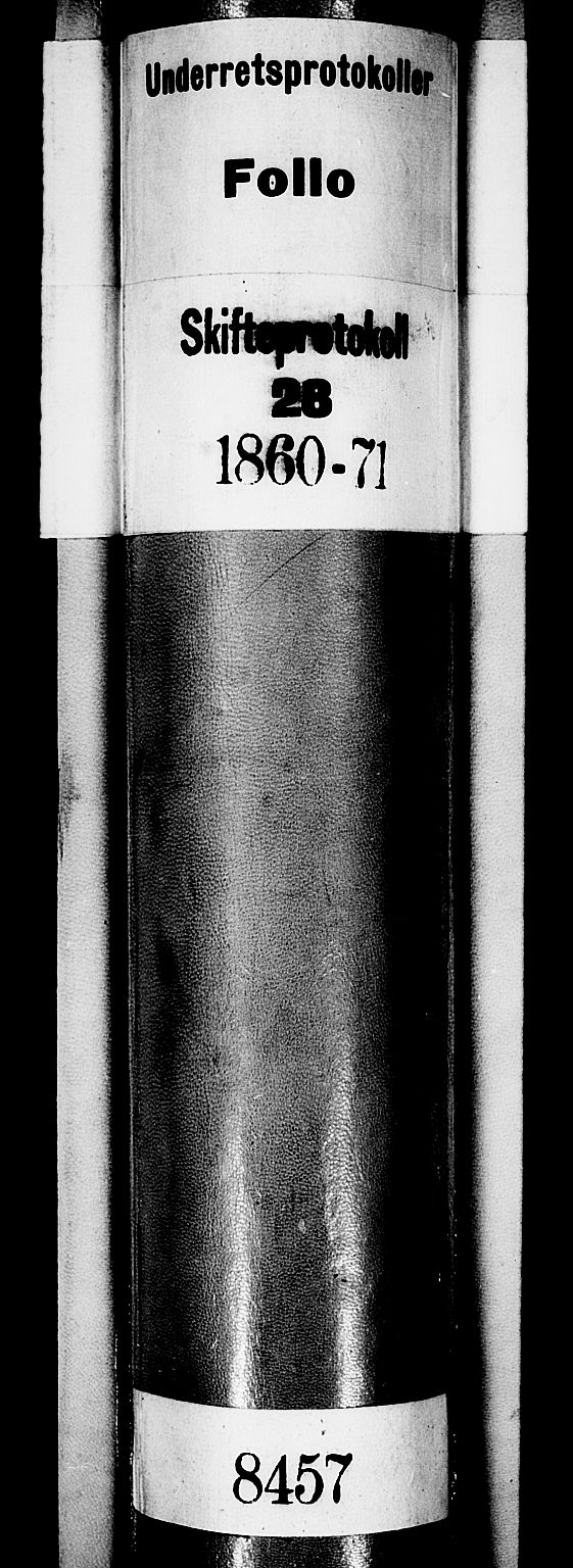 Follo sorenskriveri, SAO/A-10274/H/He/L0002: Skifteutlodningsprotokoll, 1860-1871