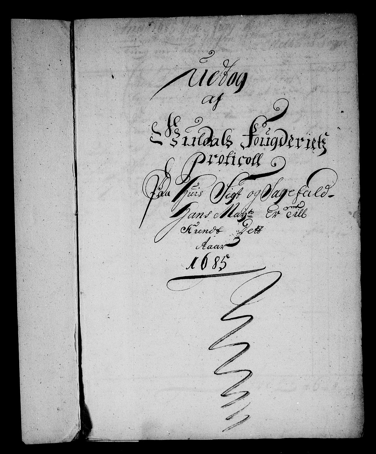 Rentekammeret inntil 1814, Reviderte regnskaper, Stiftamtstueregnskaper, Trondheim stiftamt og Nordland amt, AV/RA-EA-6044/R/Rg/L0079: Trondheim stiftamt og Nordland amt, 1685