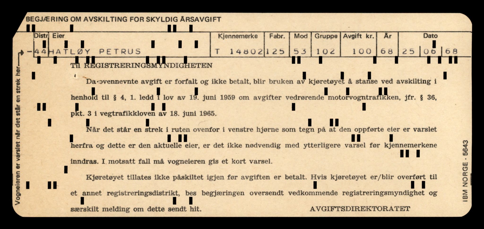Møre og Romsdal vegkontor - Ålesund trafikkstasjon, AV/SAT-A-4099/F/Fe/L0048: Registreringskort for kjøretøy T 14721 - T 14863, 1927-1998, s. 1703