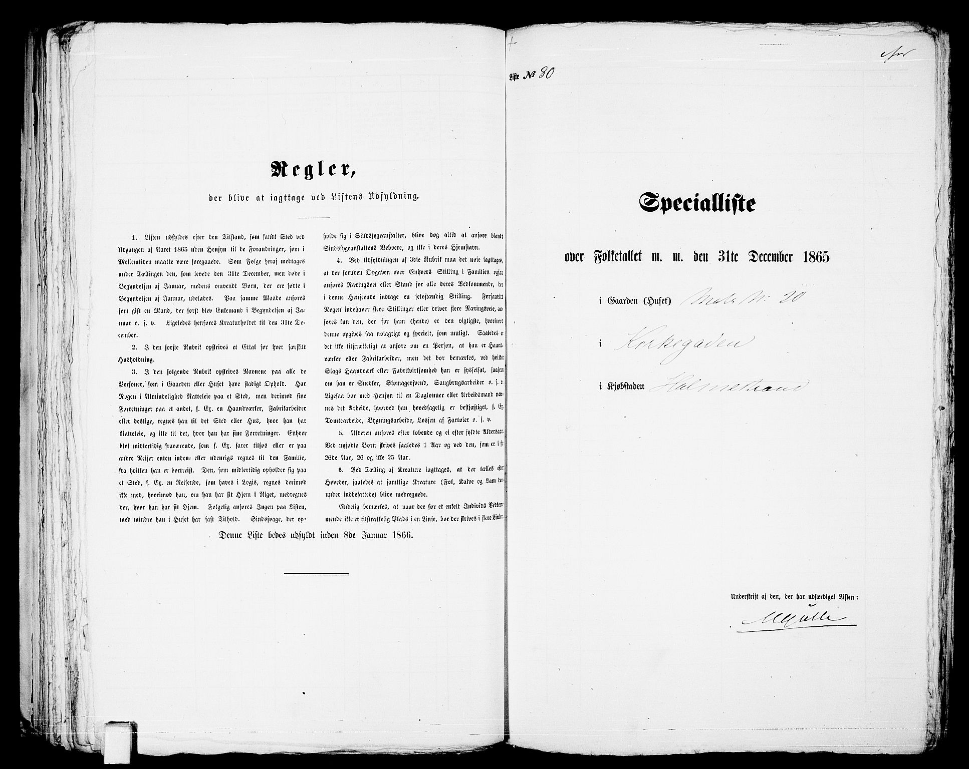 RA, Folketelling 1865 for 0702B Botne prestegjeld, Holmestrand kjøpstad, 1865, s. 167