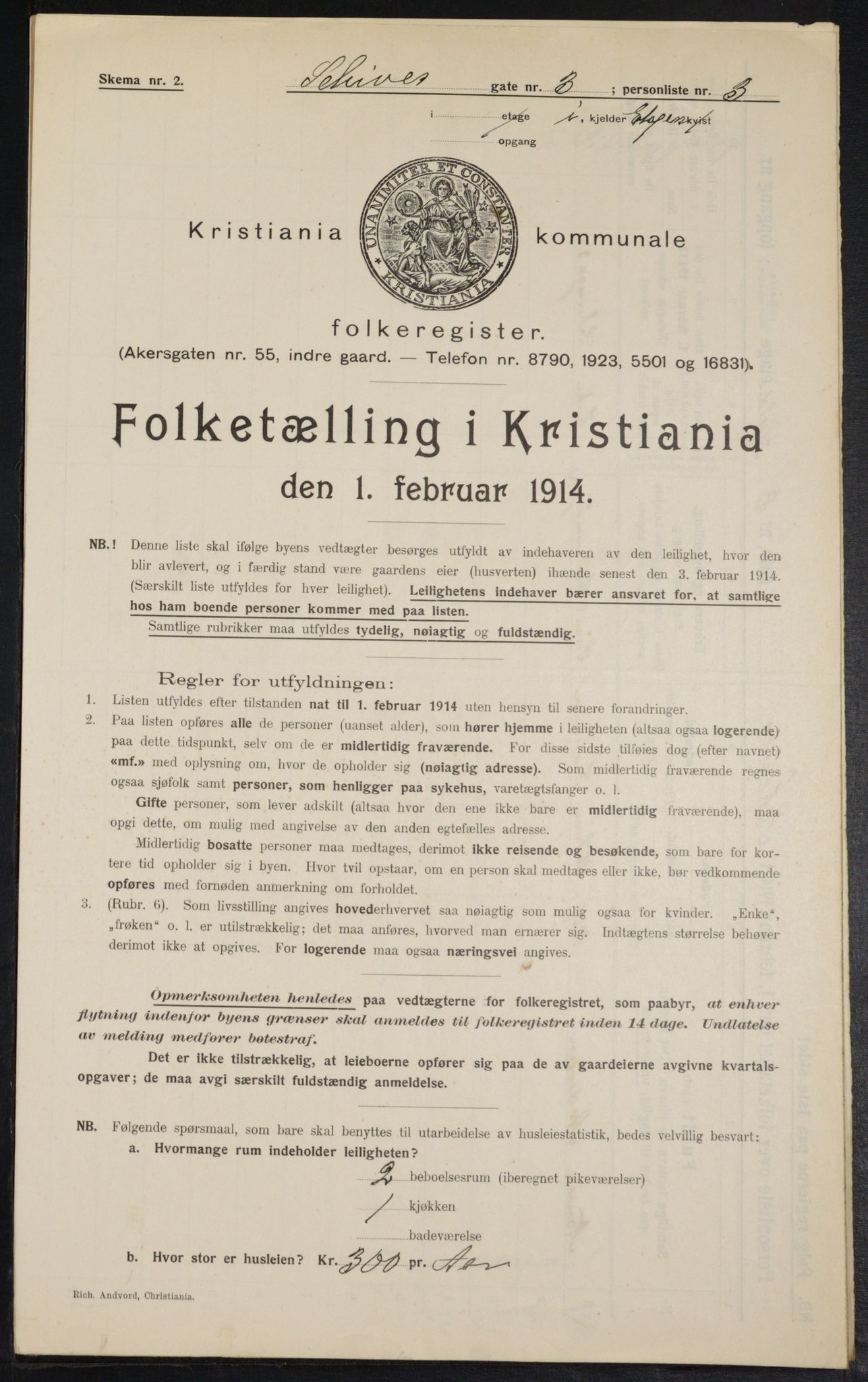 OBA, Kommunal folketelling 1.2.1914 for Kristiania, 1914, s. 89379