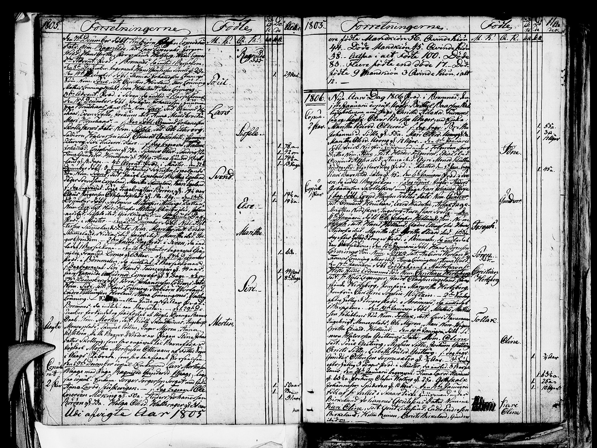 Finnås sokneprestembete, AV/SAB-A-99925/H/Ha/Haa/Haaa/L0004: Ministerialbok nr. A 4, 1804-1830, s. 11