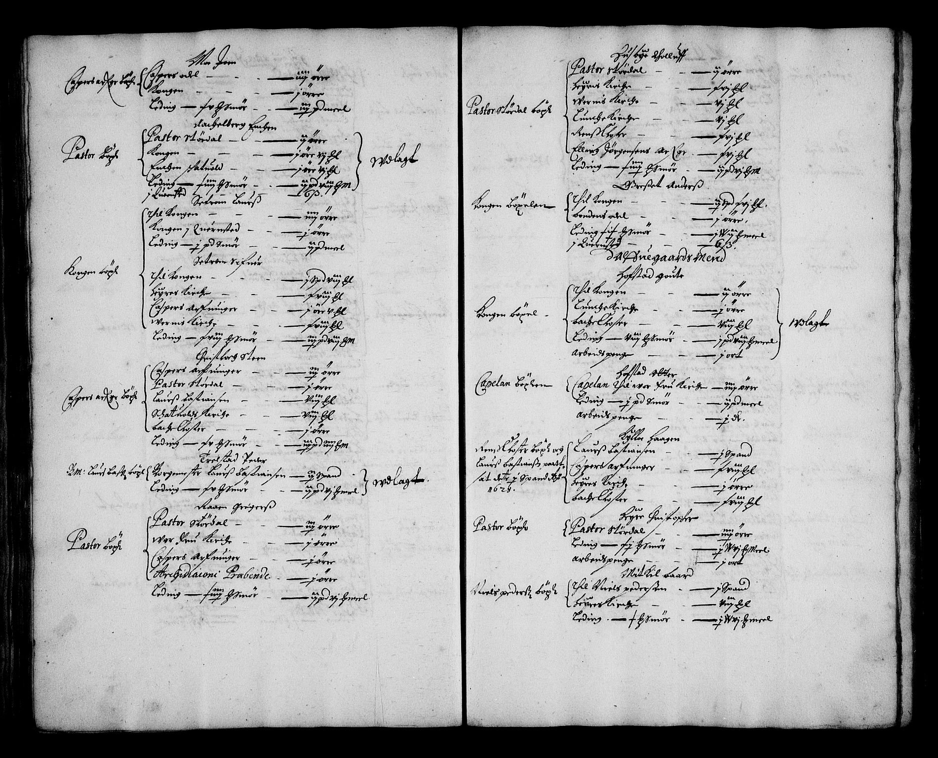 Rentekammeret inntil 1814, Realistisk ordnet avdeling, RA/EA-4070/N/Na/L0002/0006: [XI g]: Trondheims stifts jordebøker: / Stjørdal fogderi, 1664, s. 58