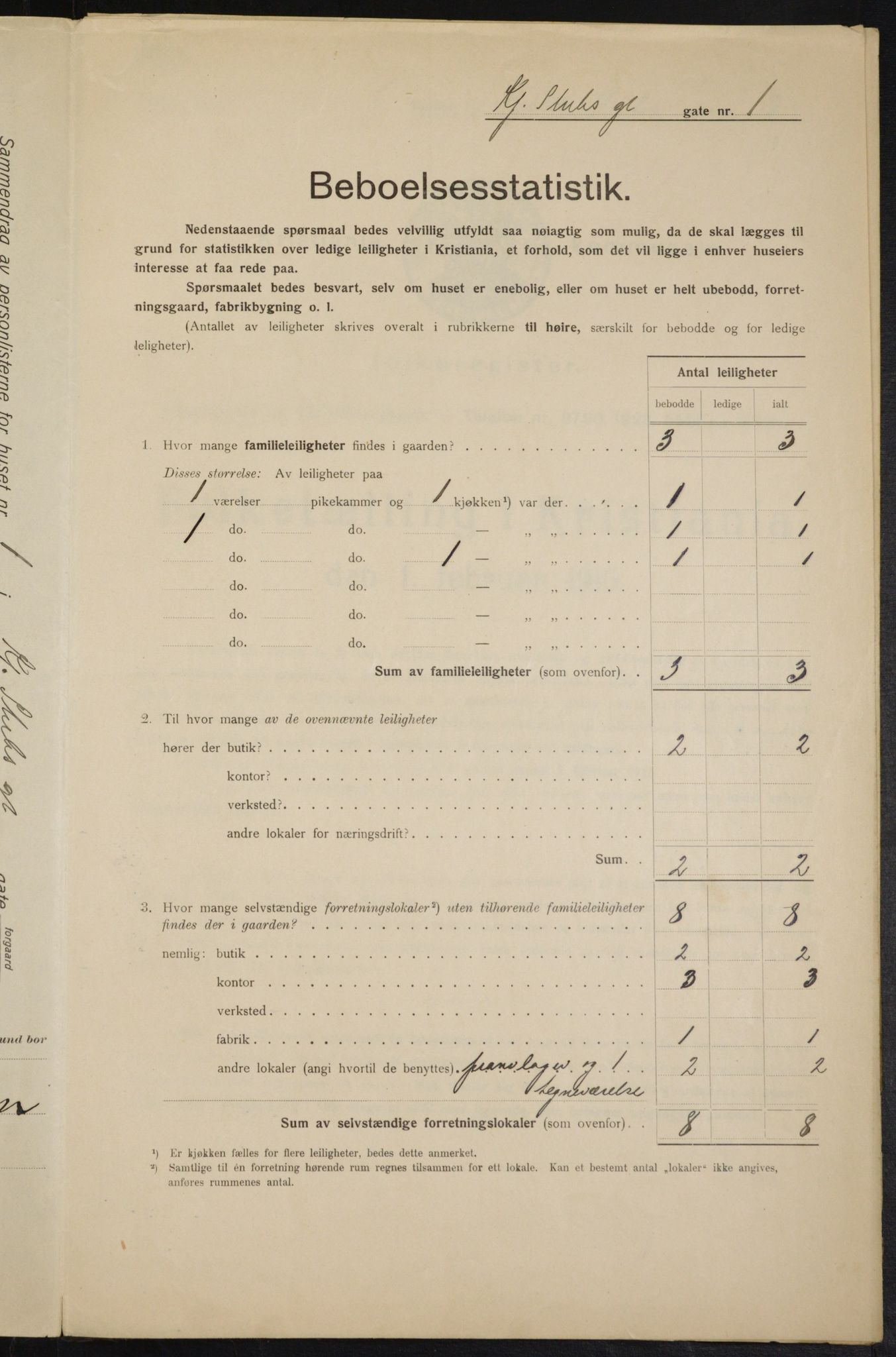 OBA, Kommunal folketelling 1.2.1915 for Kristiania, 1915, s. 51010