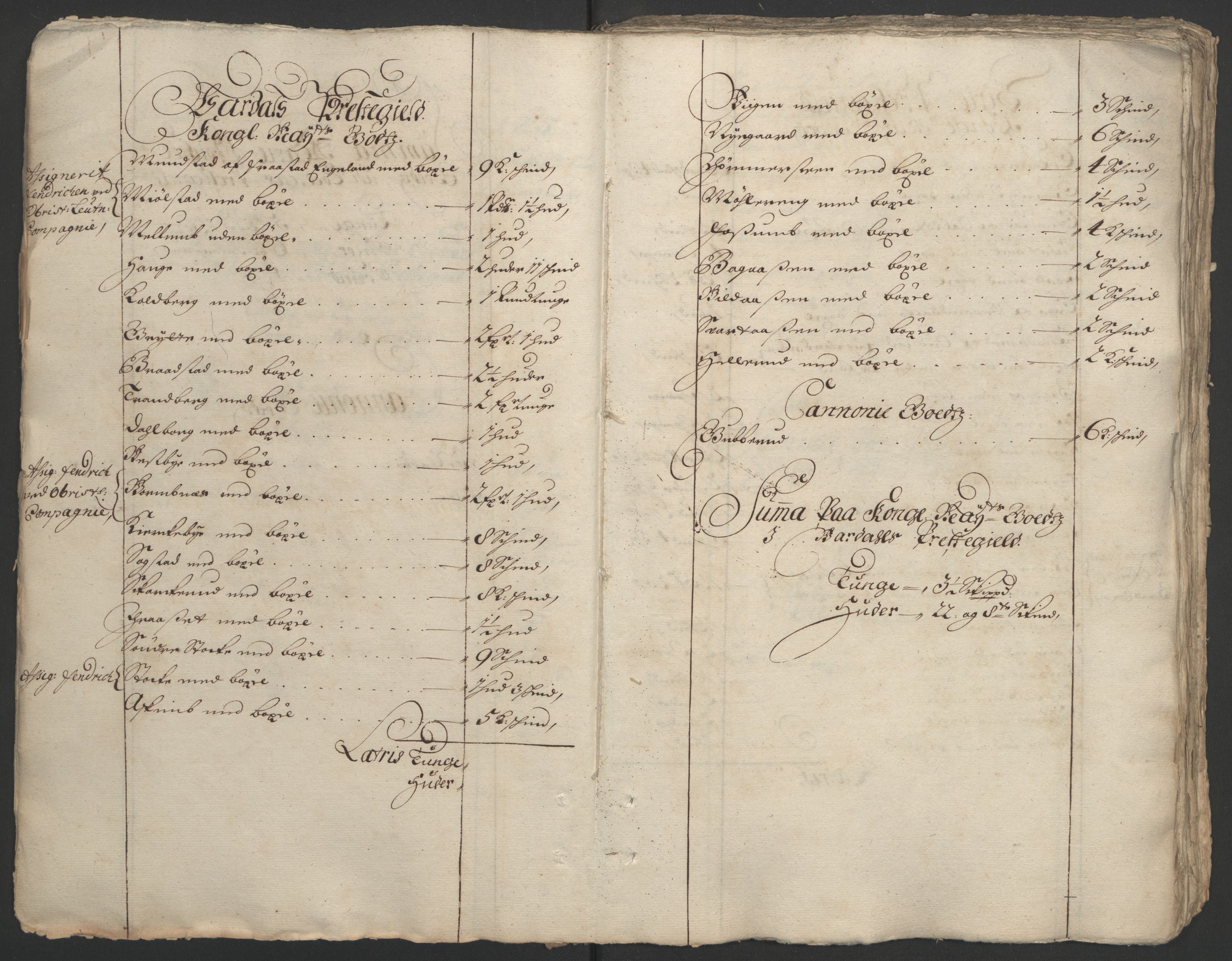 Rentekammeret inntil 1814, Reviderte regnskaper, Fogderegnskap, AV/RA-EA-4092/R18/L1290: Fogderegnskap Hadeland, Toten og Valdres, 1691, s. 75