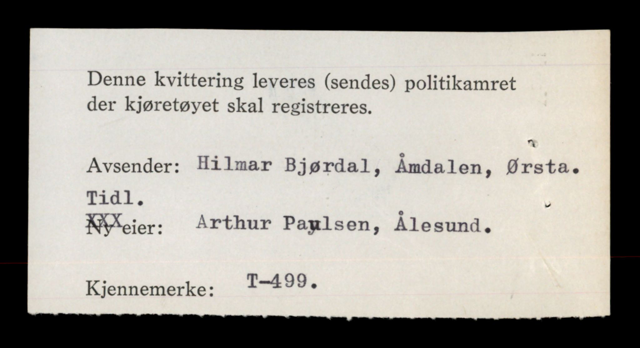 Møre og Romsdal vegkontor - Ålesund trafikkstasjon, SAT/A-4099/F/Fe/L0005: Registreringskort for kjøretøy T 443 - T 546, 1927-1998, s. 1428