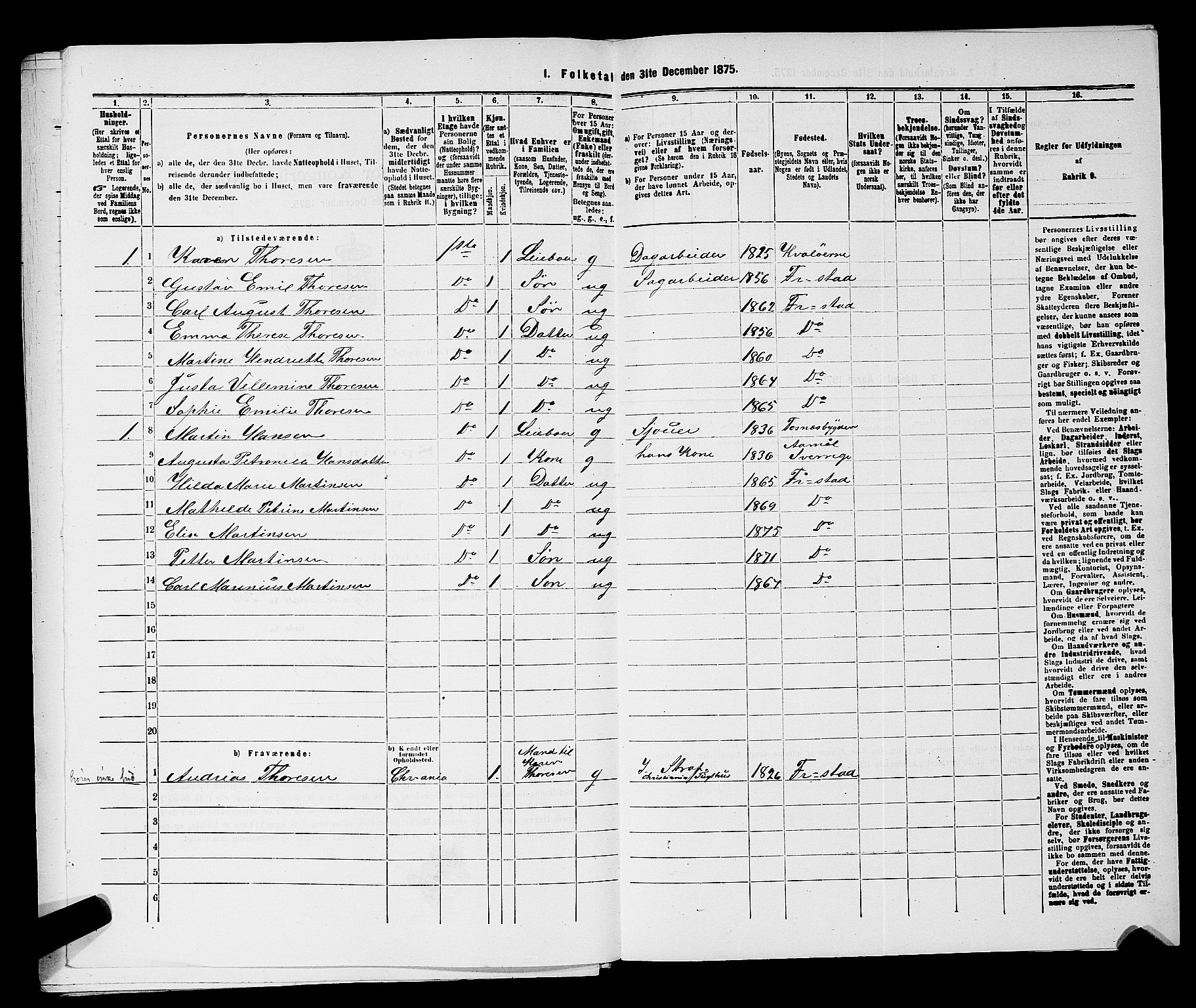 RA, Folketelling 1875 for 0103B Fredrikstad prestegjeld, Fredrikstad kjøpstad, 1875, s. 762