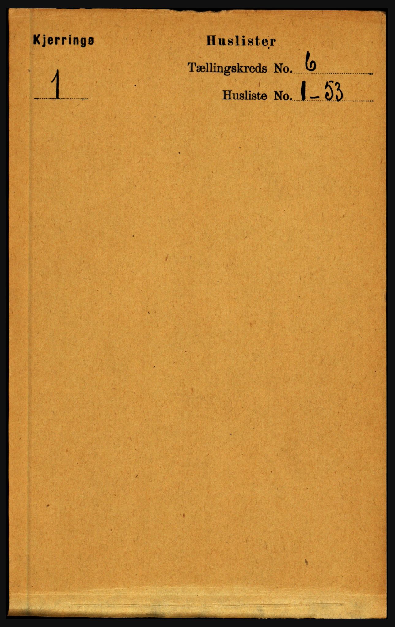 RA, Folketelling 1891 for 1846 Nordfold-Kjerringøy herred, 1891, s. 1353