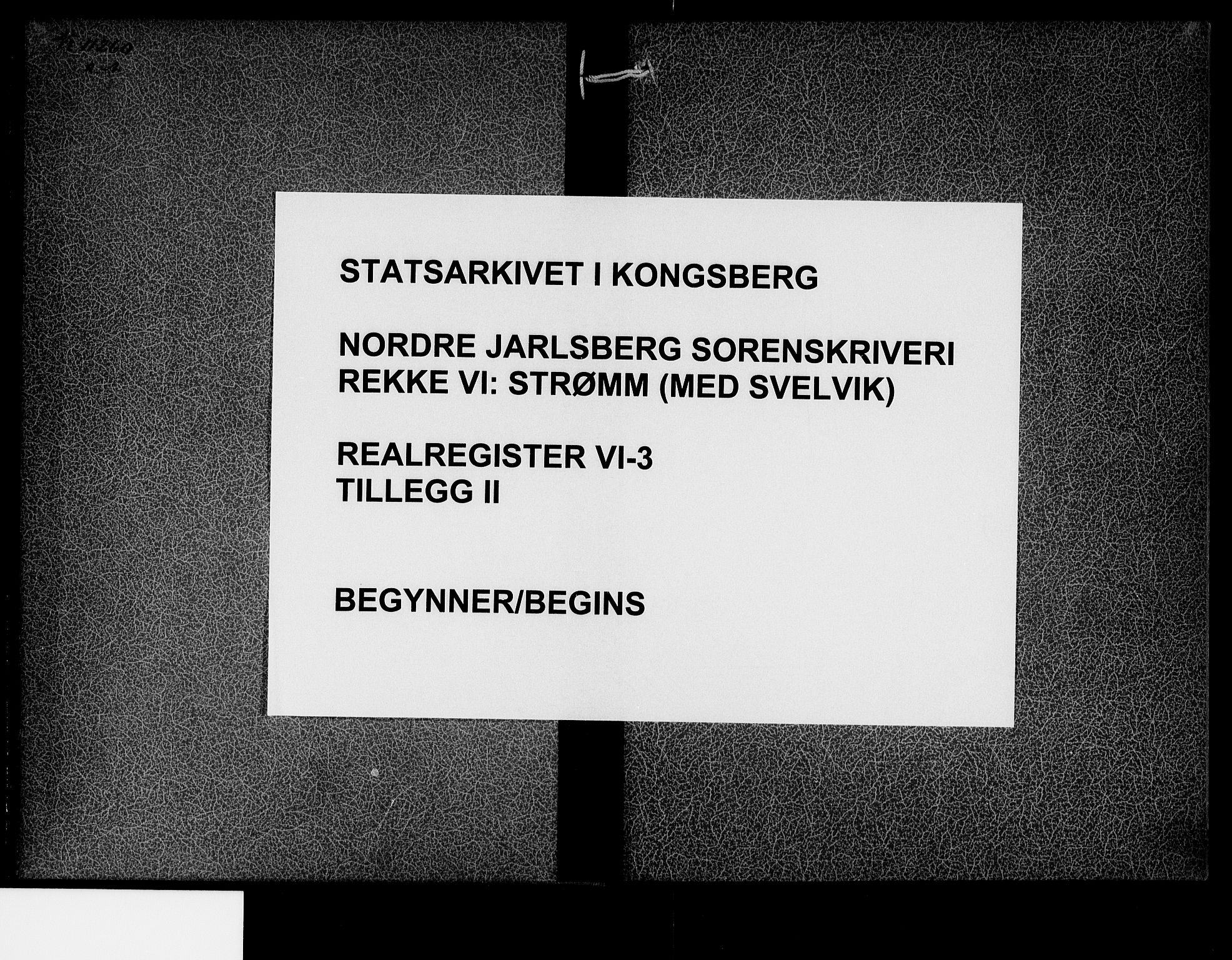Nordre Jarlsberg sorenskriveri, SAKO/A-80/G/Gb/Gbf/L0003: Panteregister nr. VI 3
