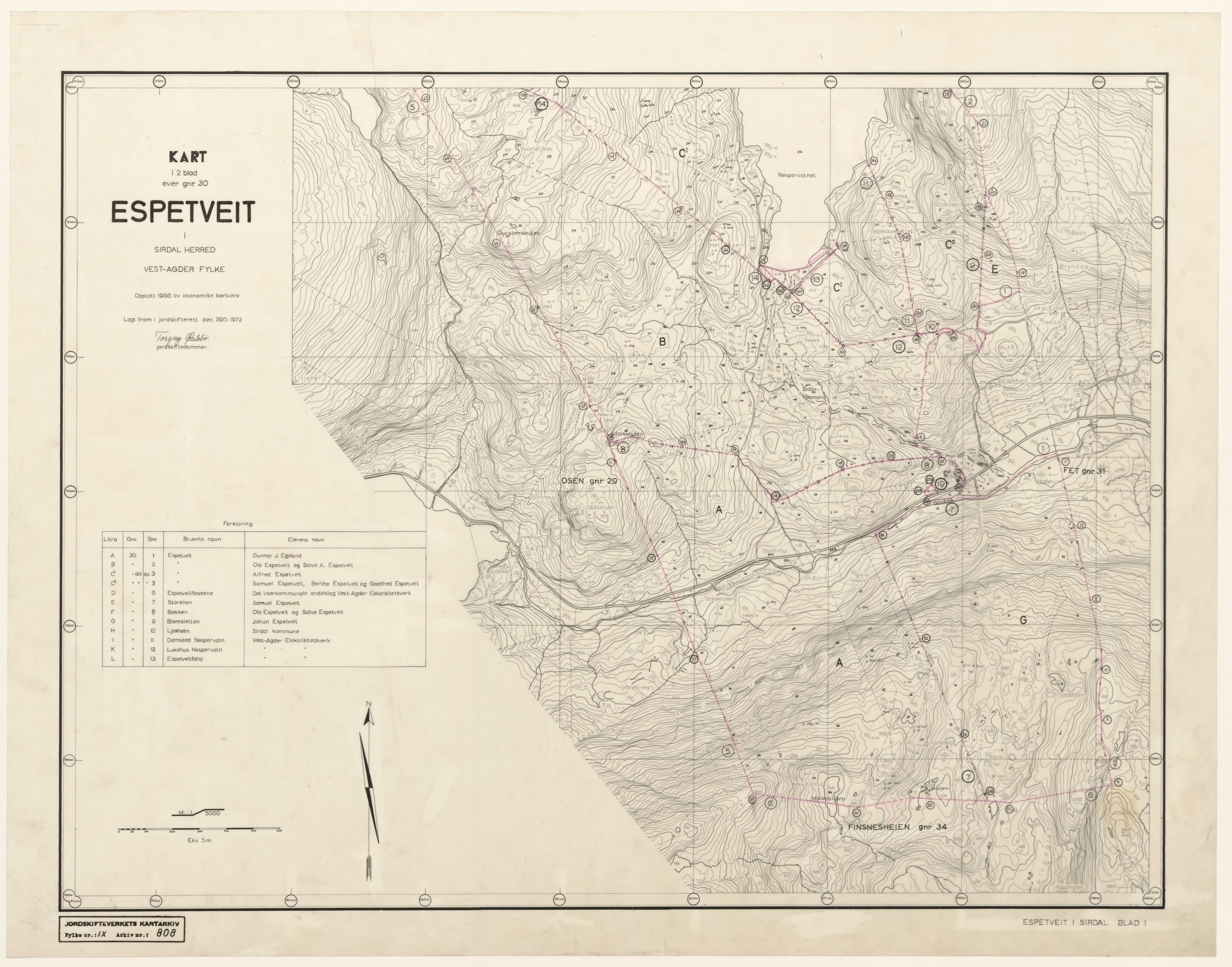 Jordskifteverkets kartarkiv, AV/RA-S-3929/T, 1859-1988, s. 1040