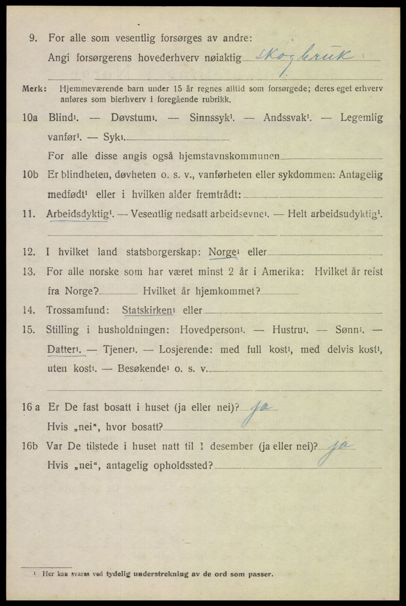 SAH, Folketelling 1920 for 0428 Trysil herred, 1920, s. 12836