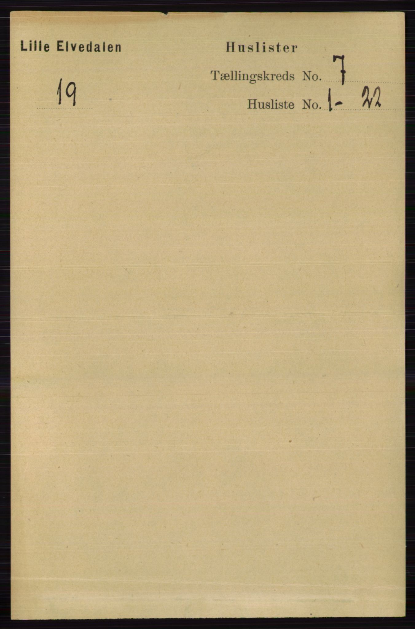 RA, Folketelling 1891 for 0438 Lille Elvedalen herred, 1891, s. 2245