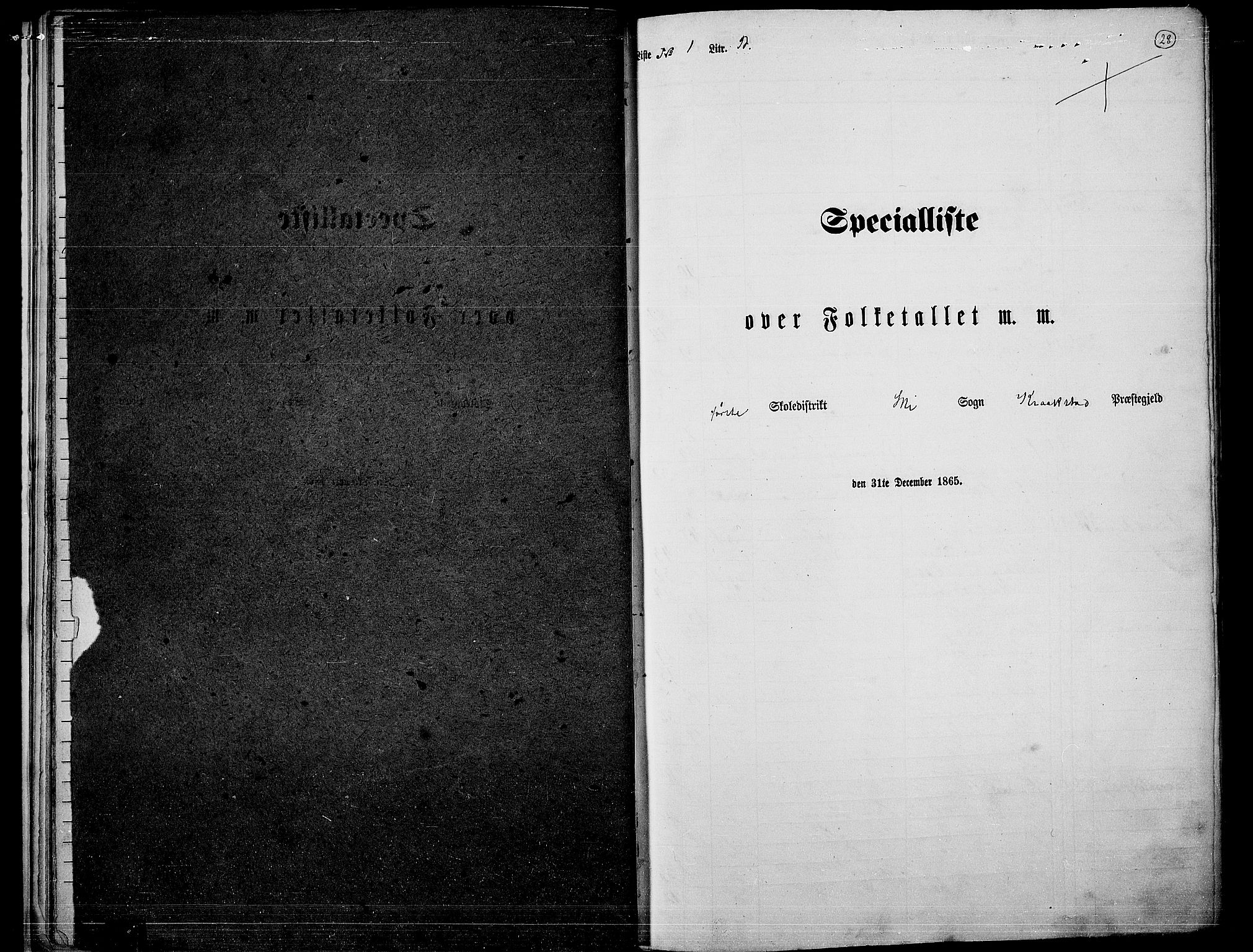 RA, Folketelling 1865 for 0212P Kråkstad prestegjeld, 1865, s. 25