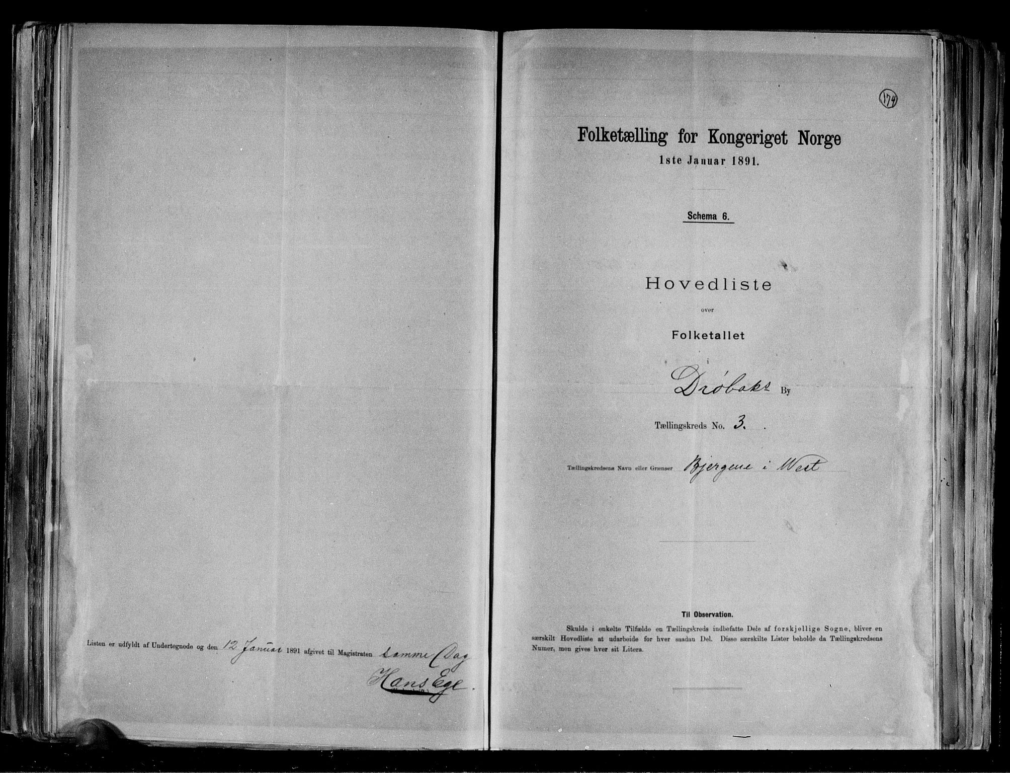 RA, Folketelling 1891 for 0203 Drøbak kjøpstad, 1891, s. 10