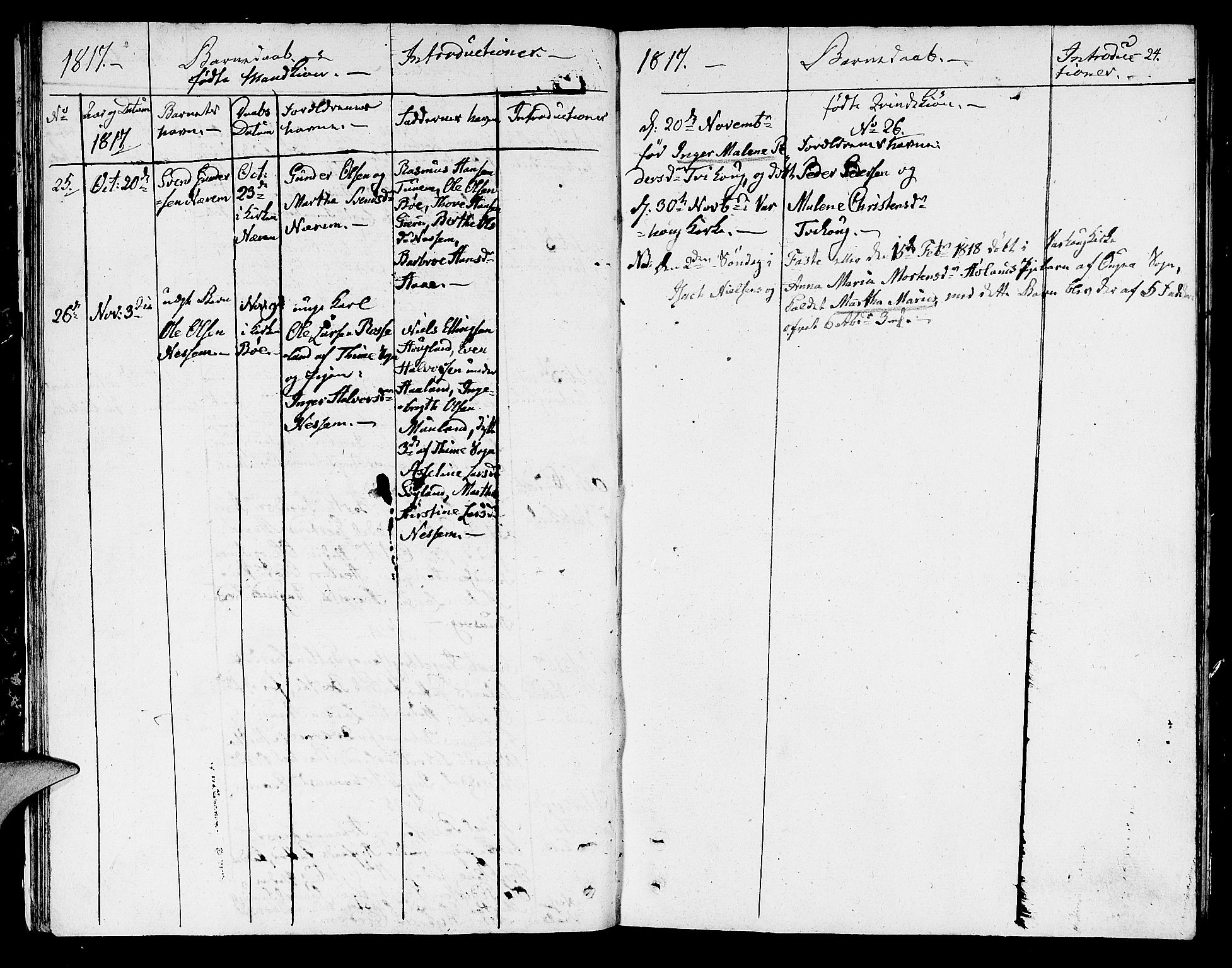 Hå sokneprestkontor, AV/SAST-A-101801/001/30BA/L0002: Ministerialbok nr. A 2, 1812-1817, s. 24