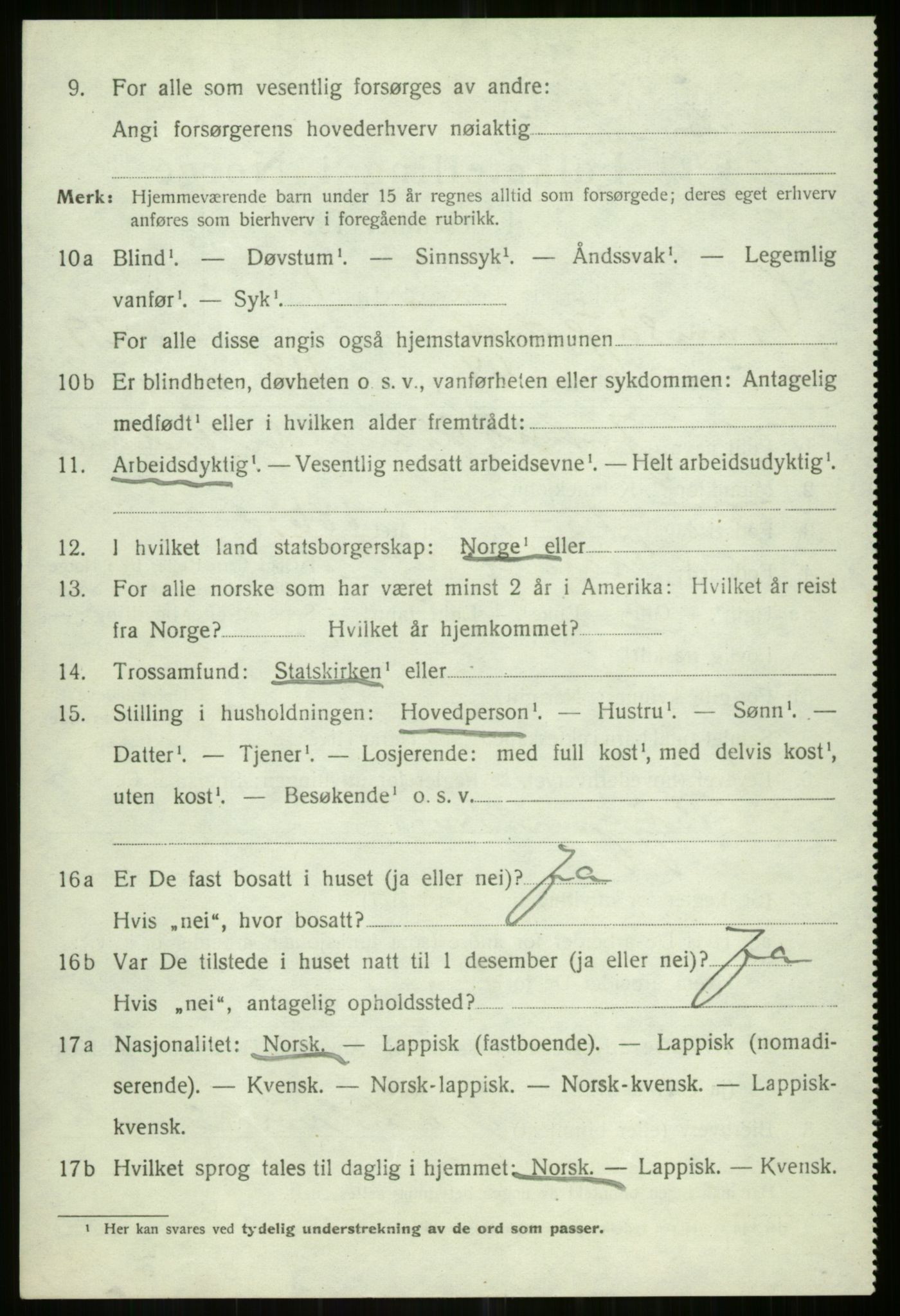 SATØ, Folketelling 1920 for 1934 Tromsøysund herred, 1920, s. 14203