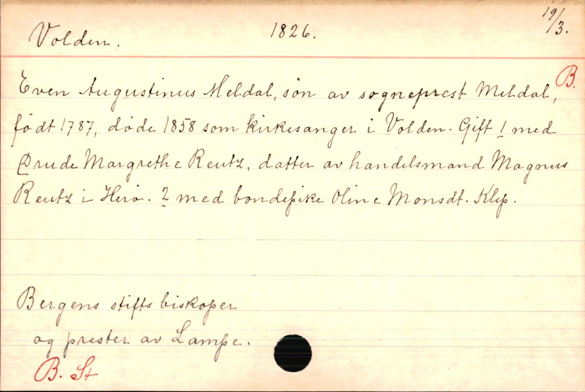 Haugen, Johannes - lærer, AV/SAB-SAB/PA-0036/01/L0001: Om klokkere og lærere, 1521-1904, s. 10726