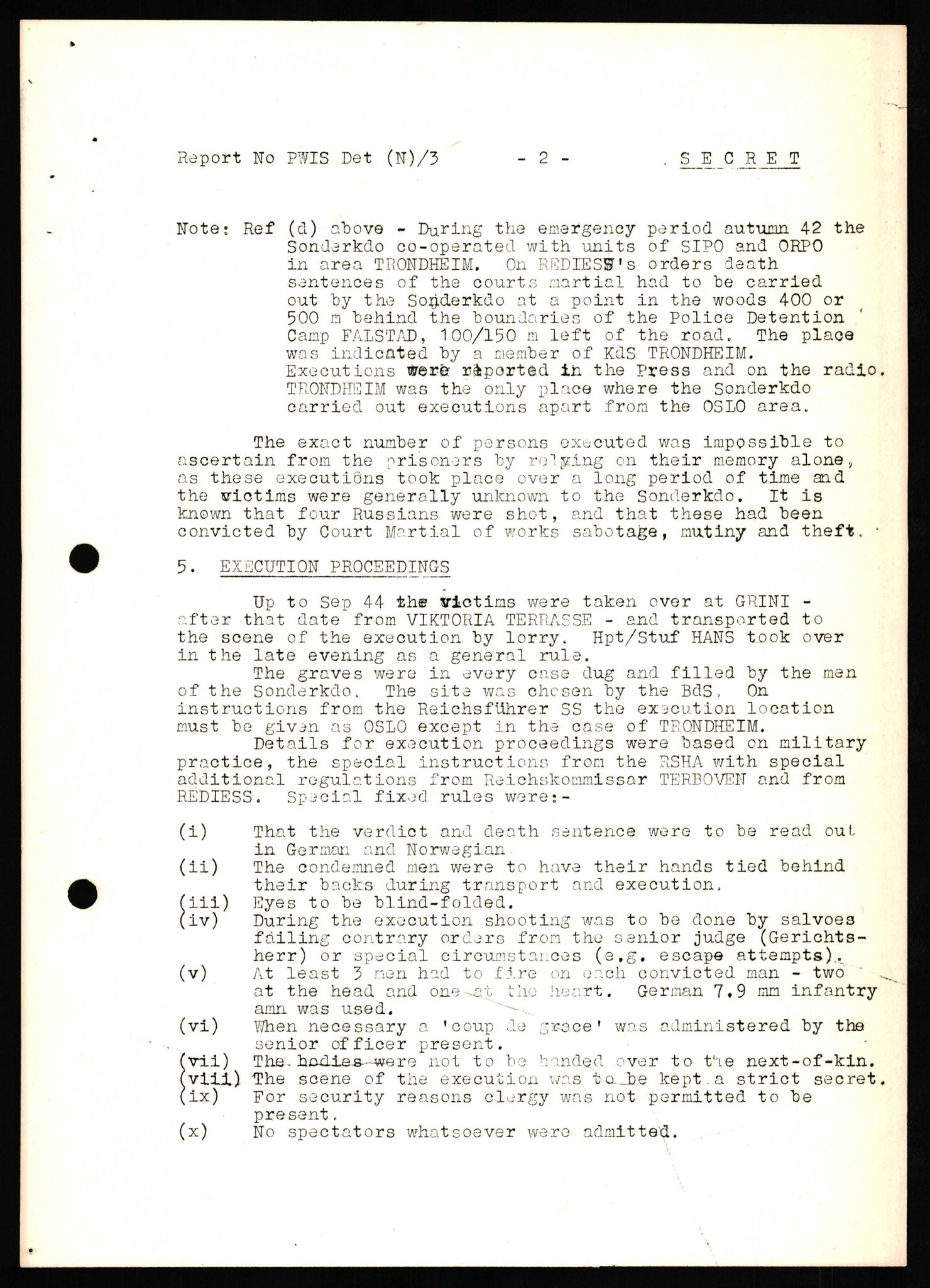 Forsvaret, Forsvarets overkommando II, RA/RAFA-3915/D/Db/L0029: CI Questionaires. Tyske okkupasjonsstyrker i Norge. Tyskere., 1945-1946, s. 264
