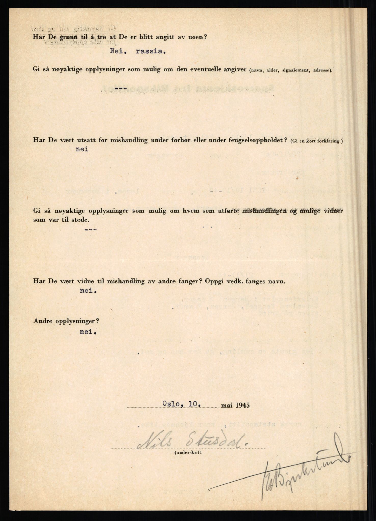 Rikspolitisjefen, AV/RA-S-1560/L/L0016: Sti, Lauritz - Tettum, Karl August, 1940-1945, s. 270