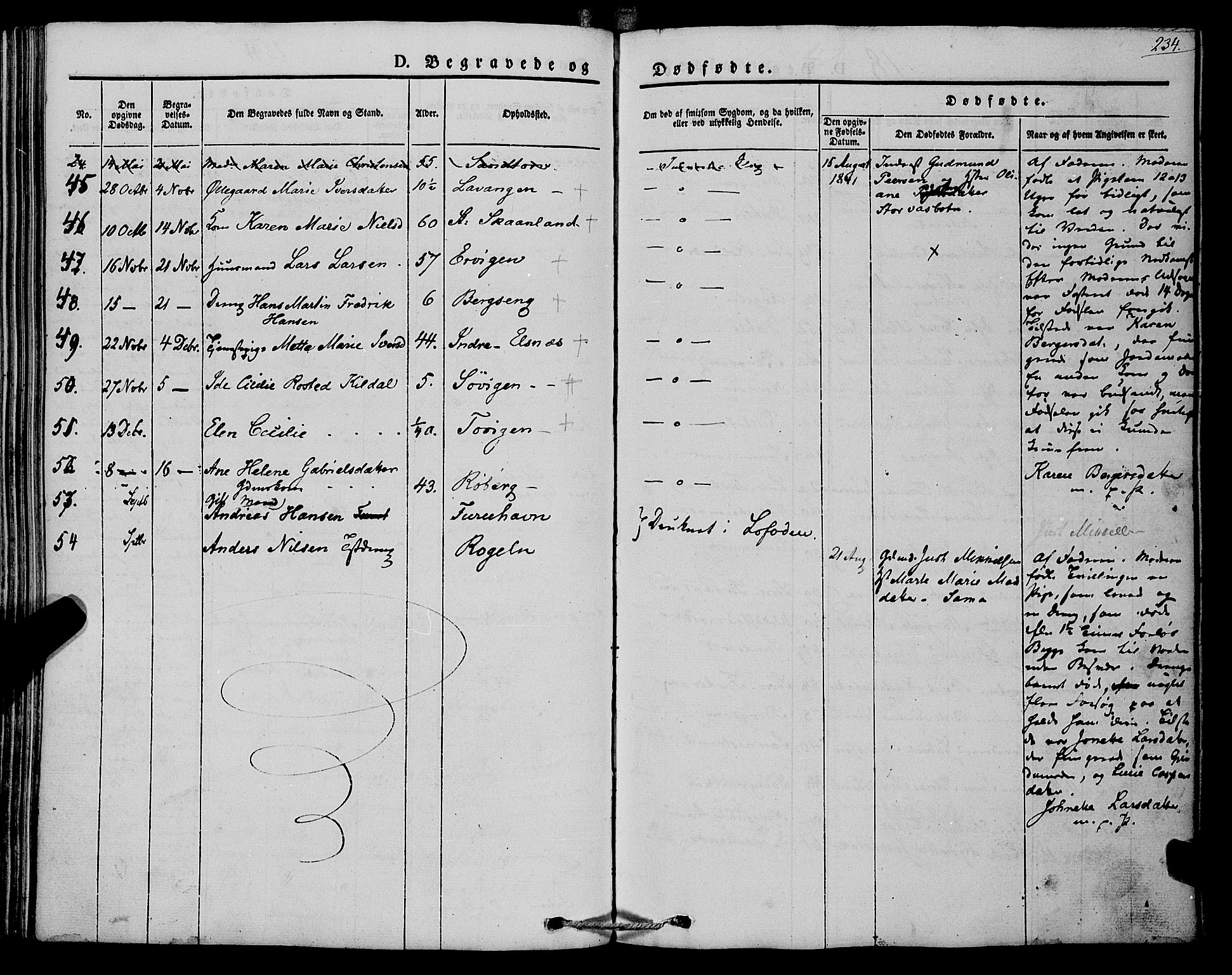 Trondenes sokneprestkontor, AV/SATØ-S-1319/H/Ha/L0009kirke: Ministerialbok nr. 9, 1841-1852, s. 234