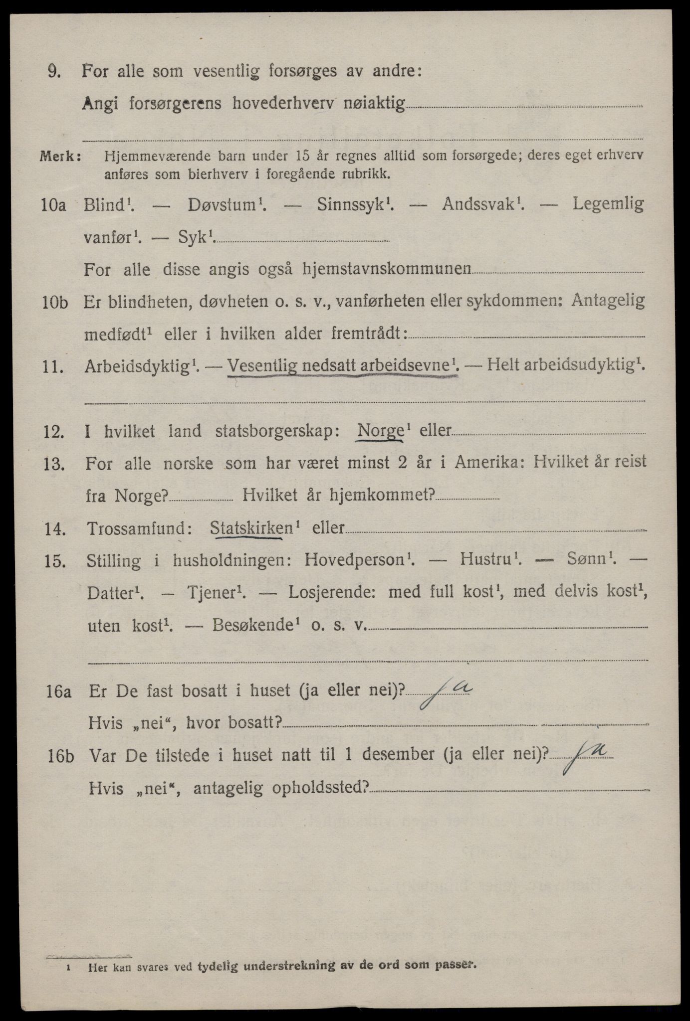 SAKO, Folketelling 1920 for 0830 Nissedal herred, 1920, s. 3904