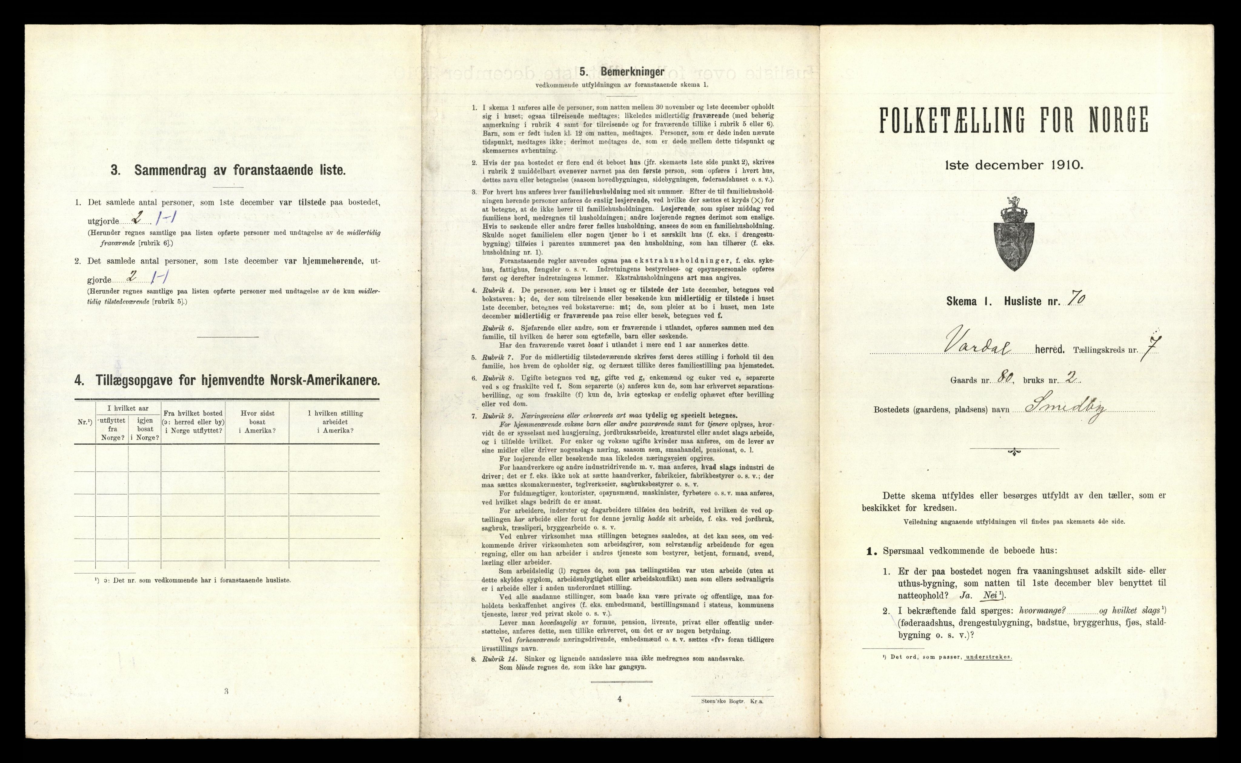RA, Folketelling 1910 for 0527 Vardal herred, 1910, s. 970