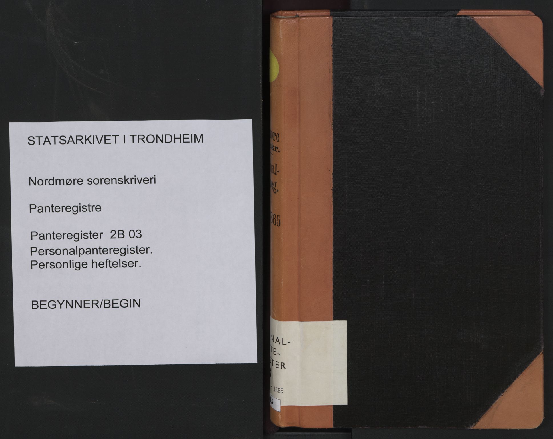 Nordmøre sorenskriveri, SAT/A-4132/1/2/2B/L0003: Panteregister nr. 3, 1844-1865