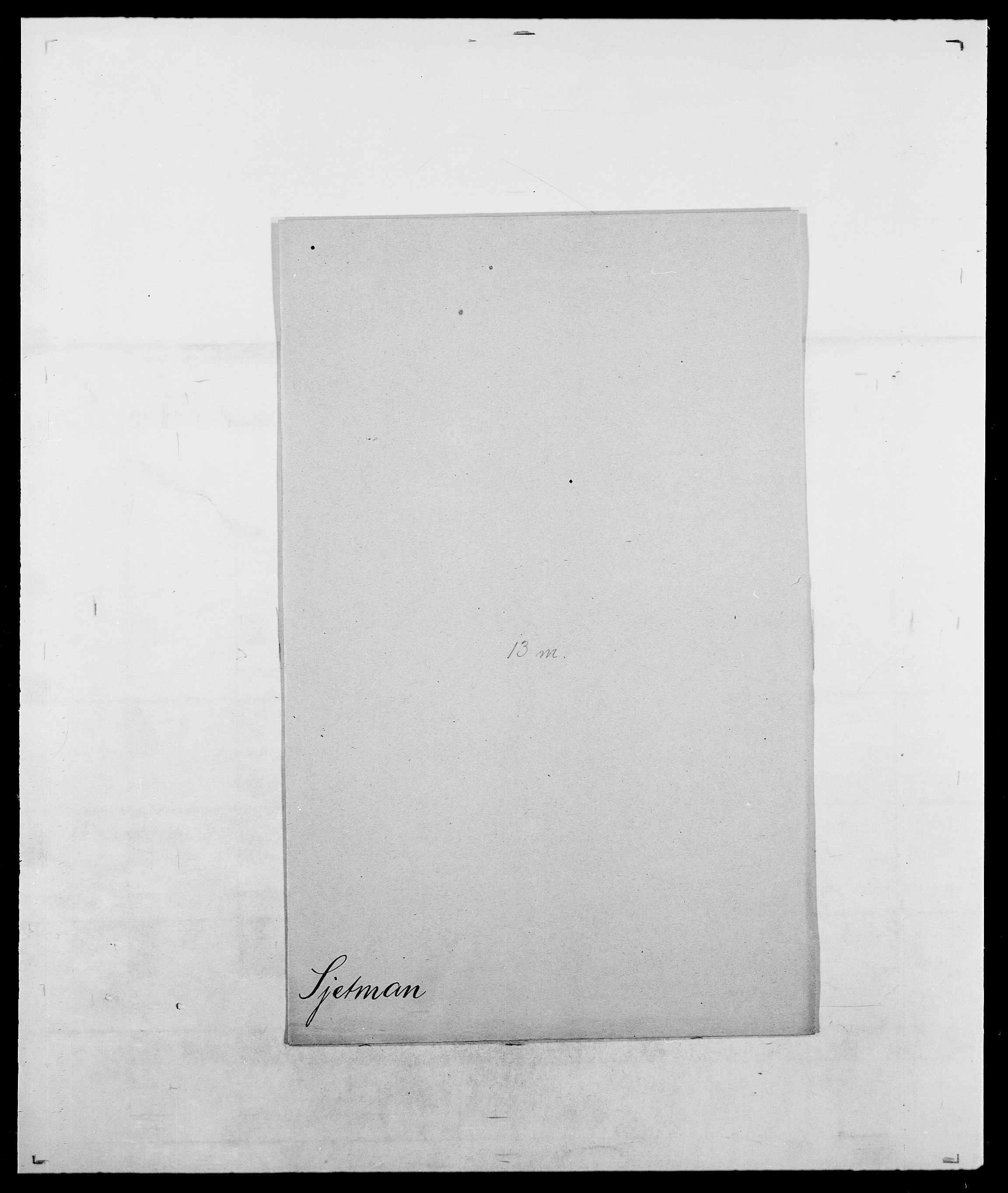 Delgobe, Charles Antoine - samling, AV/SAO-PAO-0038/D/Da/L0035: Schnabel - sjetman, s. 995