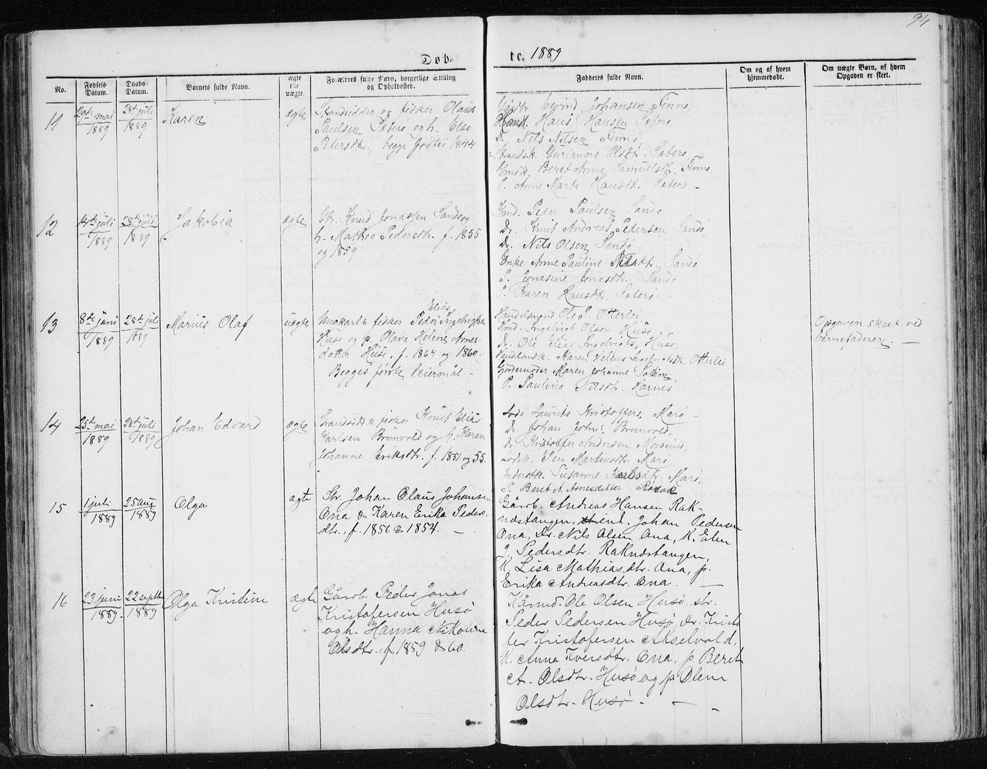 Ministerialprotokoller, klokkerbøker og fødselsregistre - Møre og Romsdal, AV/SAT-A-1454/561/L0732: Klokkerbok nr. 561C02, 1867-1900, s. 94