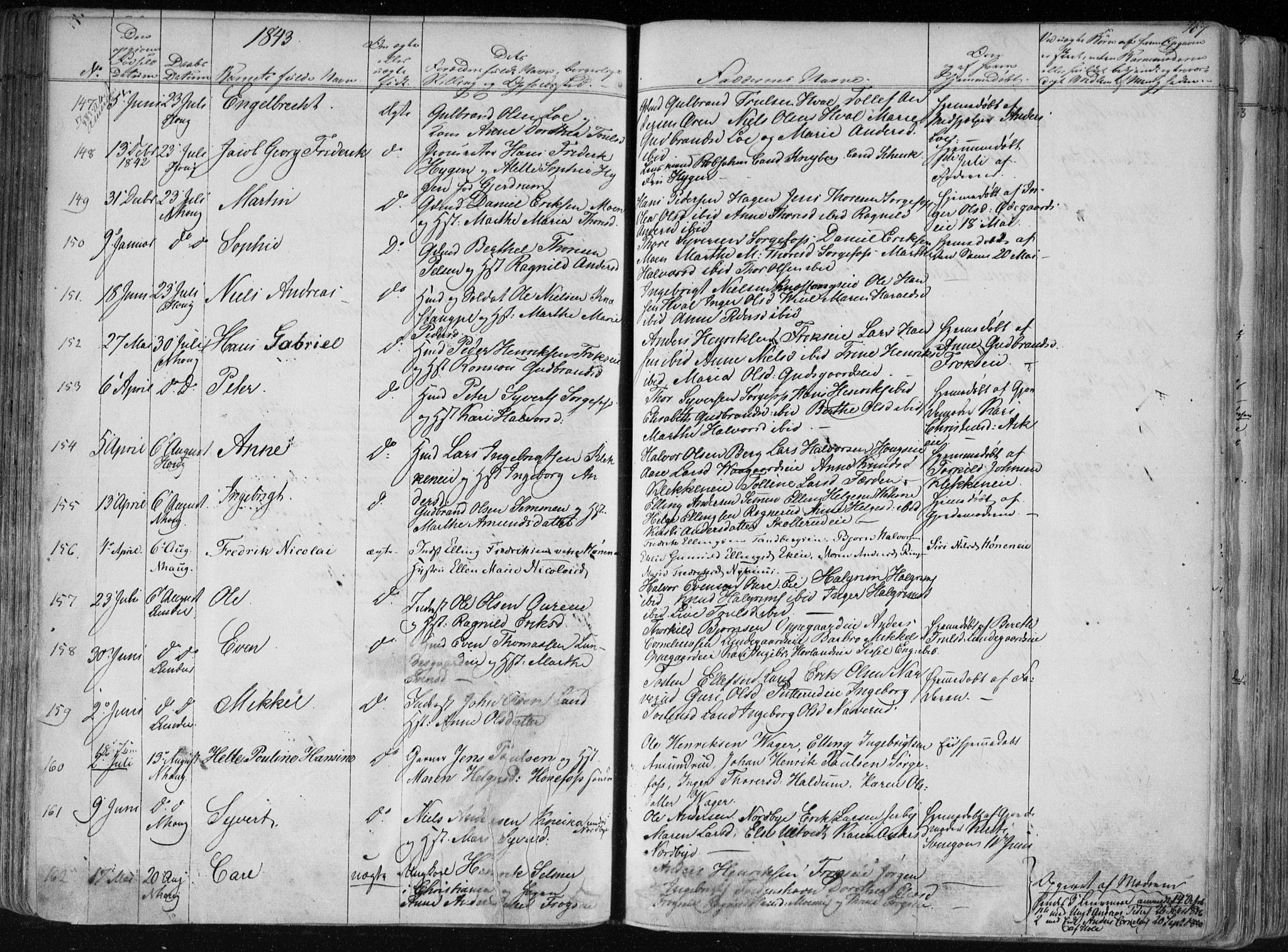 Norderhov kirkebøker, AV/SAKO-A-237/F/Fa/L0010: Ministerialbok nr. 10, 1837-1847, s. 107