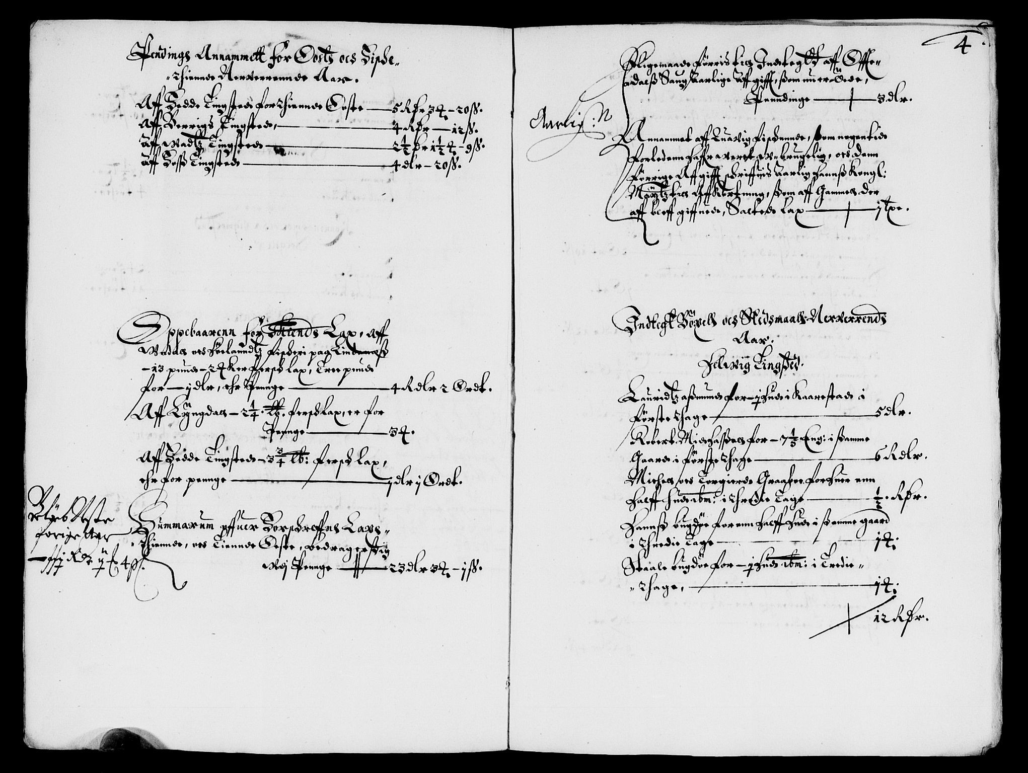 Rentekammeret inntil 1814, Reviderte regnskaper, Lensregnskaper, AV/RA-EA-5023/R/Rb/Rbr/L0020: Lista len, 1653-1656