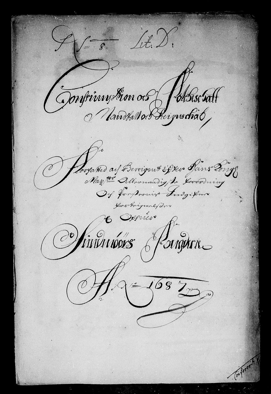 Rentekammeret inntil 1814, Reviderte regnskaper, Stiftamtstueregnskaper, Bergen stiftamt, AV/RA-EA-6043/R/Rc/L0085: Bergen stiftamt, 1685-1687