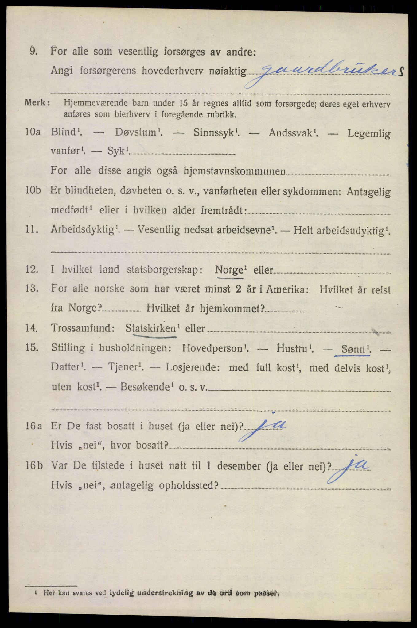 SAKO, Folketelling 1920 for 0719 Andebu herred, 1920, s. 2843