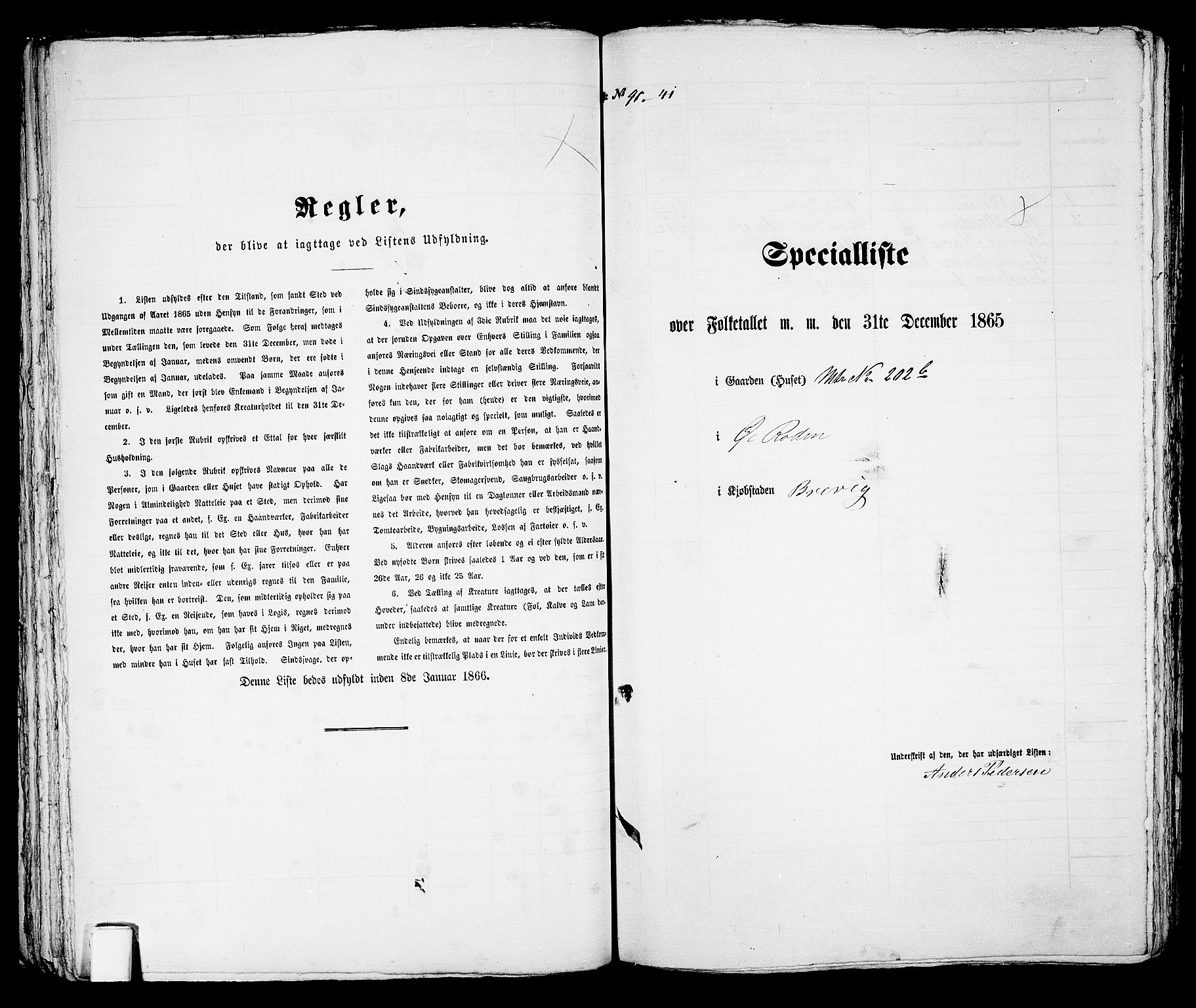 RA, Folketelling 1865 for 0804P Brevik prestegjeld, 1865, s. 90