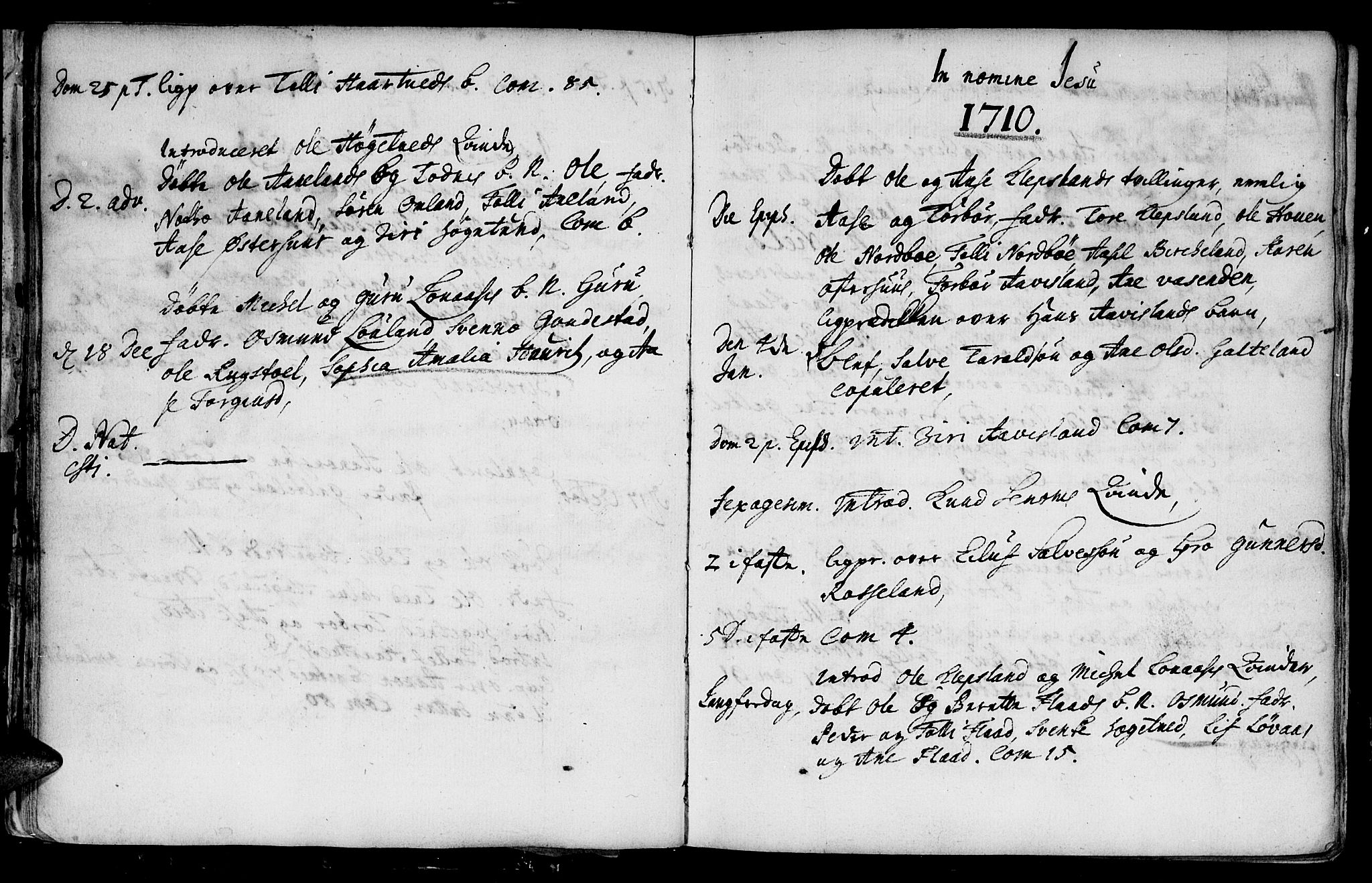Evje sokneprestkontor, AV/SAK-1111-0008/F/Fa/Faa/L0001: Ministerialbok nr. A 1, 1705-1760, s. 17