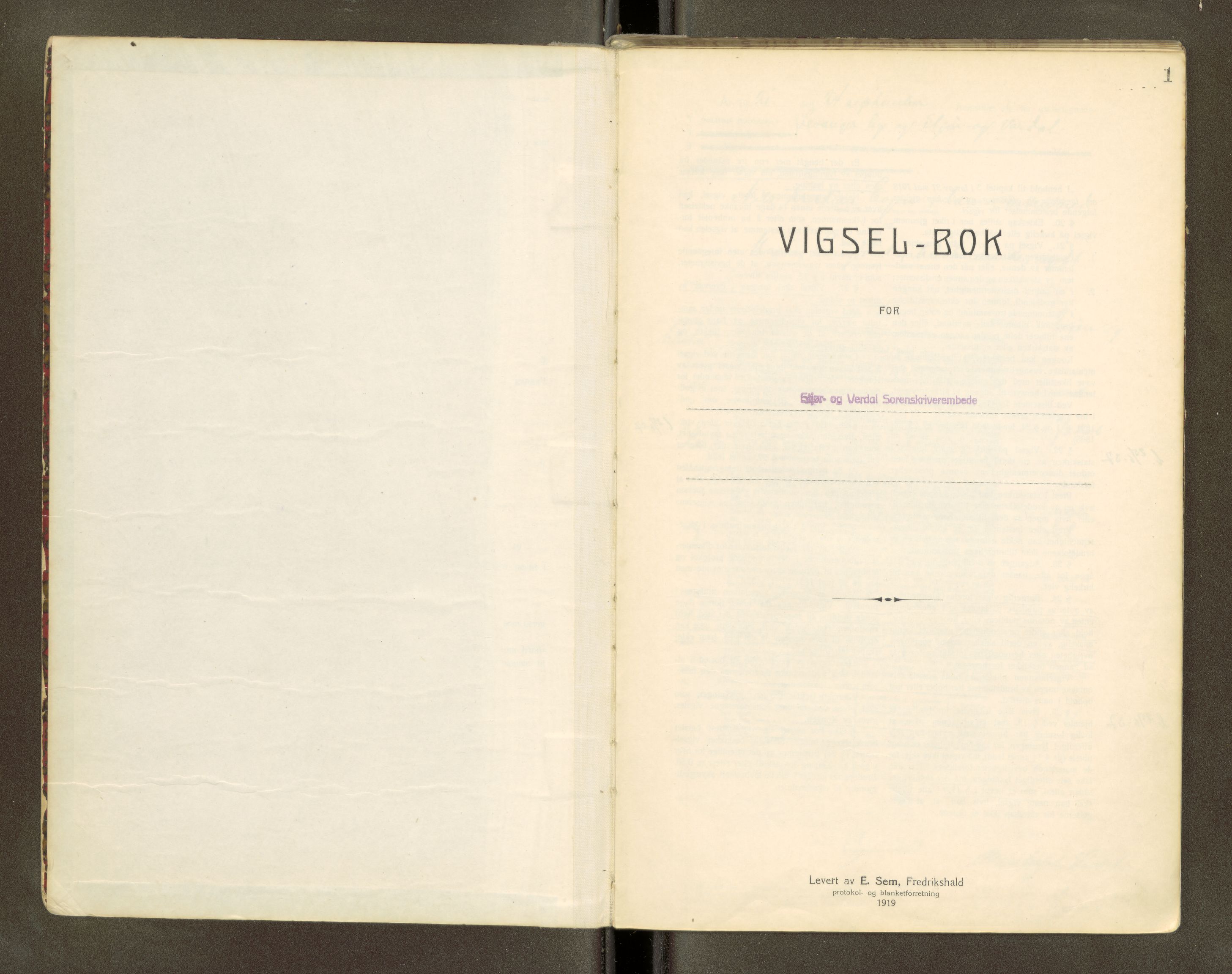 Stjør- og Verdal sorenskriveri, AV/SAT-A-4167/1/6/6D/L0003: Lysingsbok, 1921-1942, s. 1